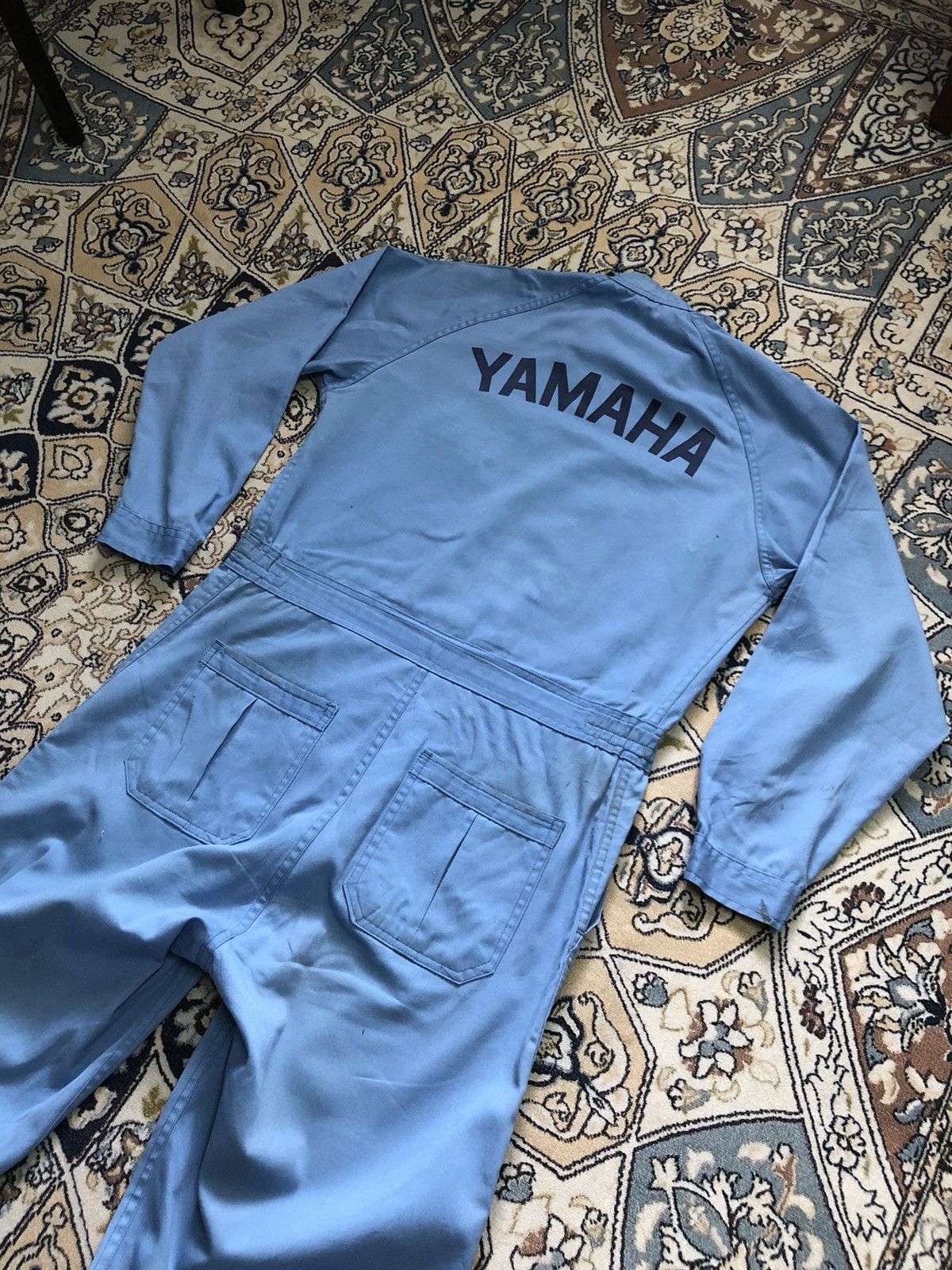 Yamaha Vintage 90s Yamaha Racing Team Big Logo Coverall/Jumpsuit Size US S / EU 44-46 / 1 - 4 Thumbnail