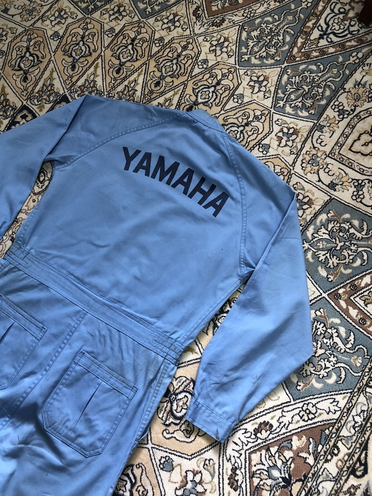 Yamaha Vintage 90s Yamaha Racing Team Big Logo Coverall/Jumpsuit Size US S / EU 44-46 / 1 - 3 Thumbnail