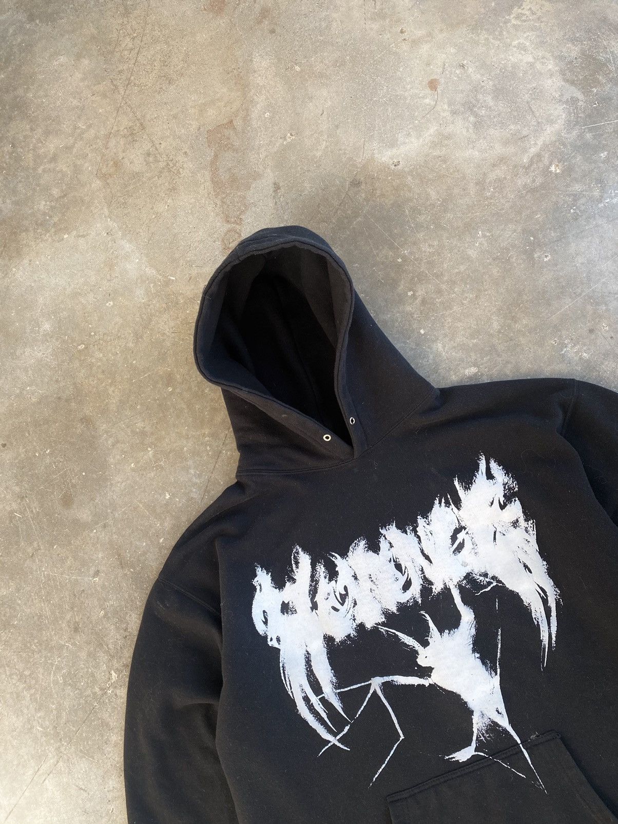Revenge Anarchy Black Bat Logo Hoodie Sz. XL 🧊❄️🥣 Gallery Xxx