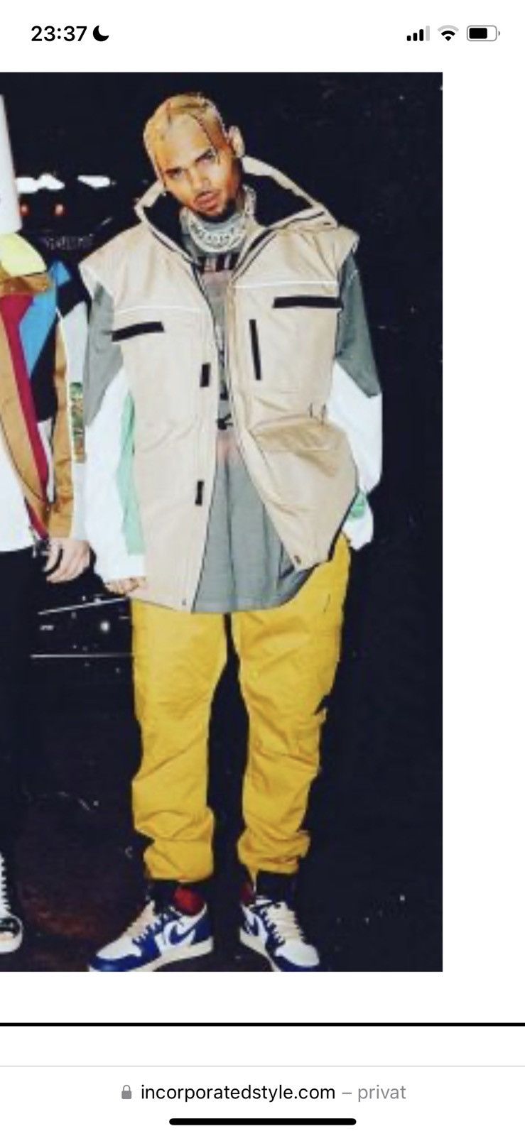 FW18 Balenciaga Beige Twinset Parka