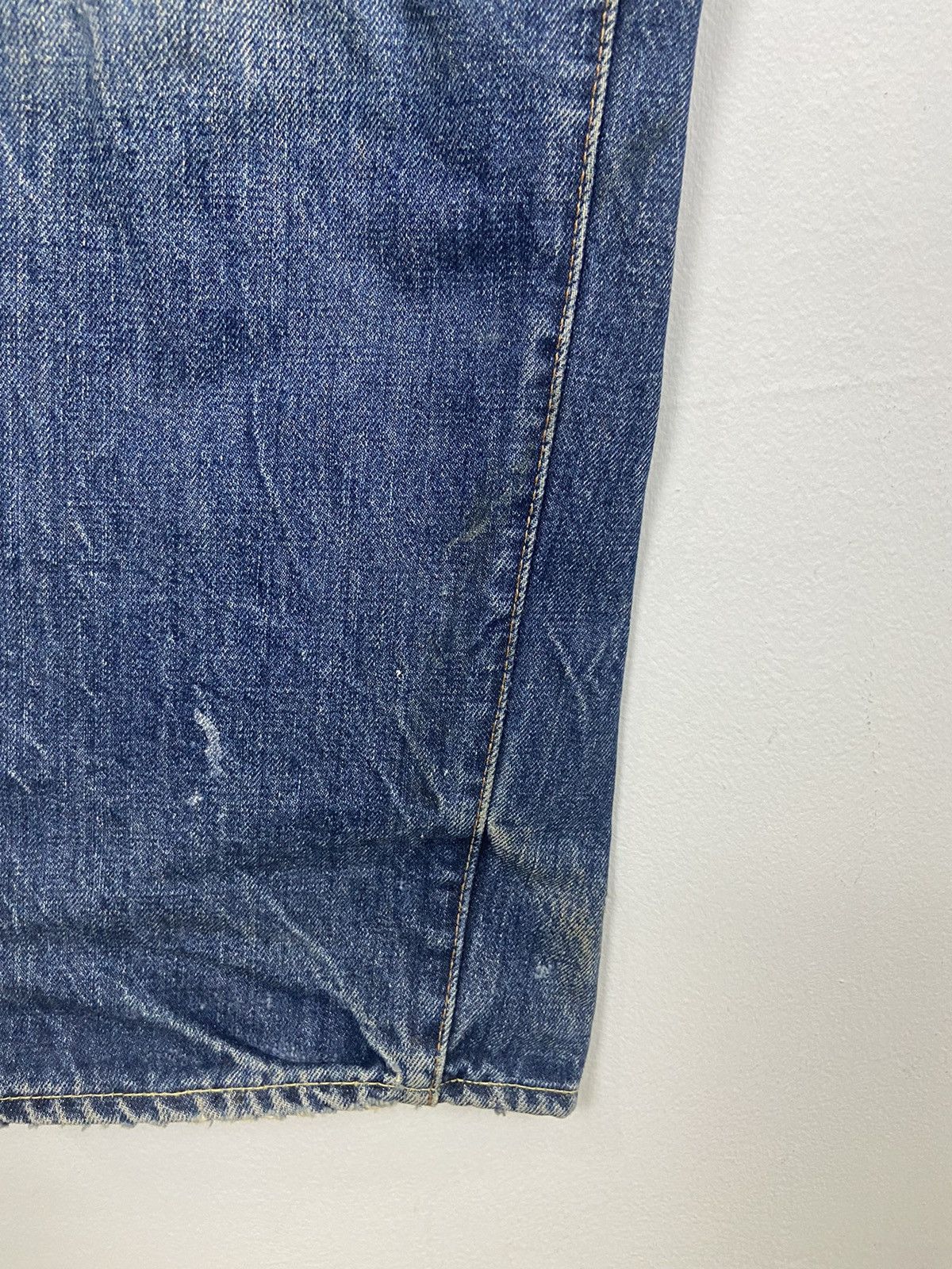 Levi's × Vintage Vintage 60s Levis Big E 🇺🇸 Denim Distressed Jeans Size US 36 / EU 52 - 6 Thumbnail