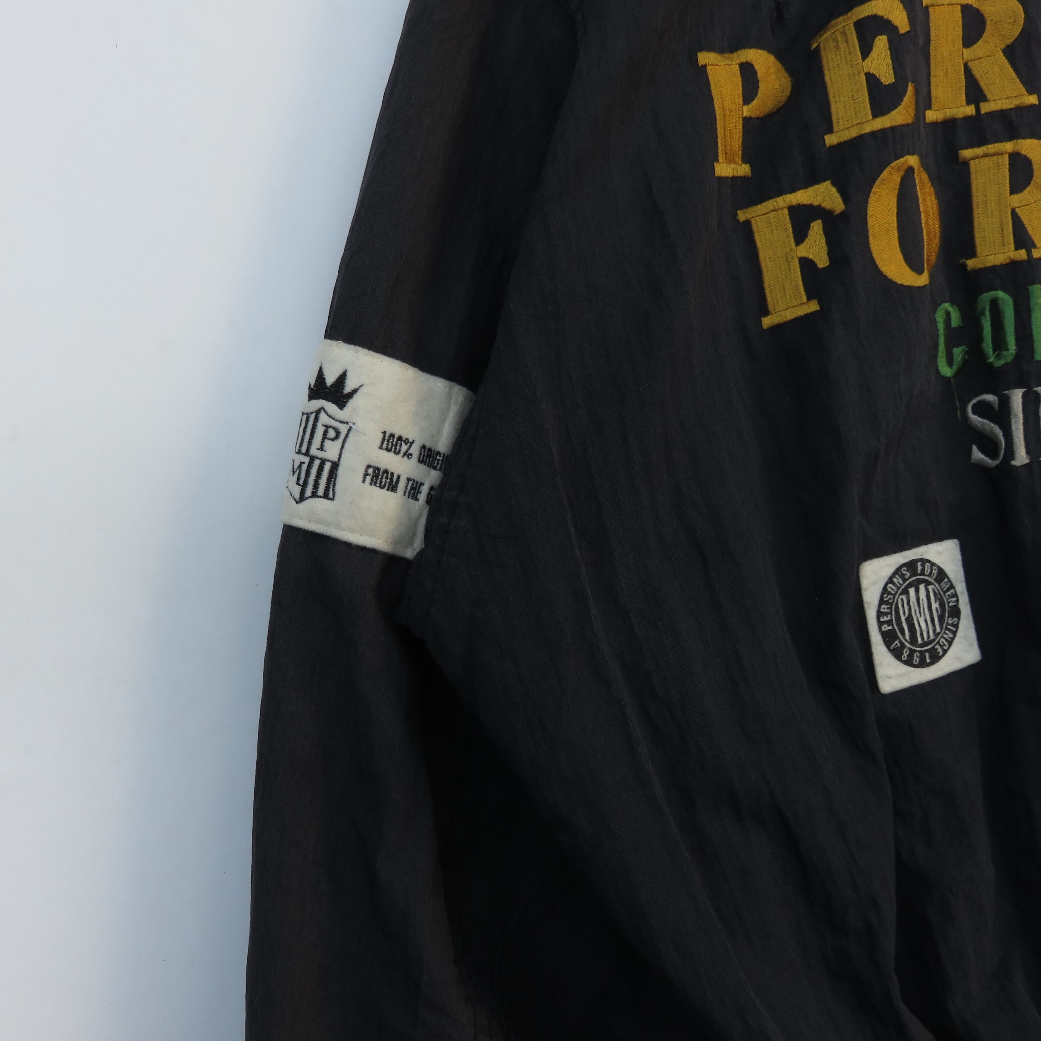 PERSON'S × Vintage Vintage 80s Person's Embroidered Bomber Jacket Size US L / EU 52-54 / 3 - 4 Thumbnail