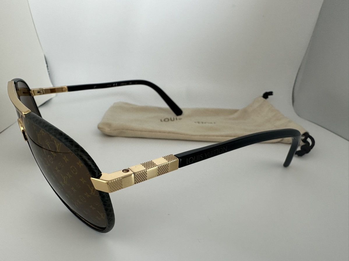 Louis Vuitton Louis Vuitton Attitude pilot sunglasses Size ONE SIZE - 5 Thumbnail