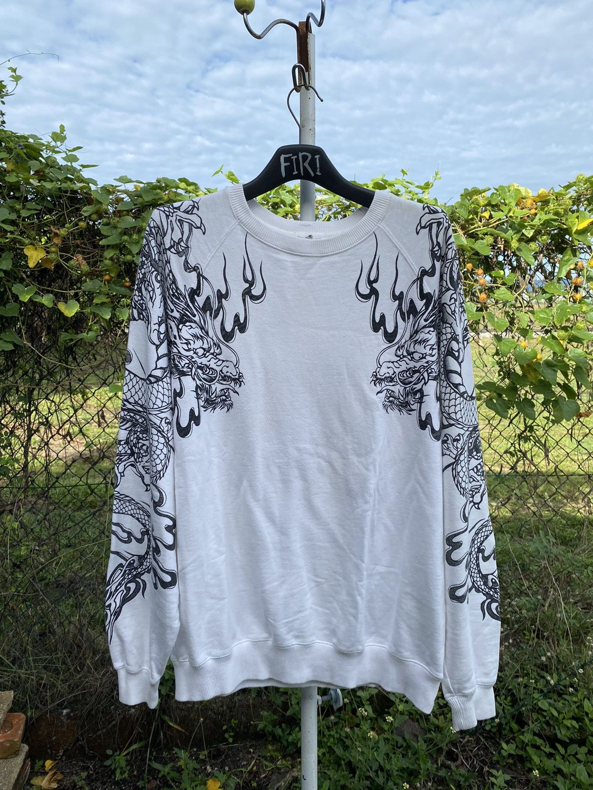 Japanese Brand Karakuri Tamashi Dragon Sweaters Japan Streetwear Size US L / EU 52-54 / 3 - 1 Thumbnail