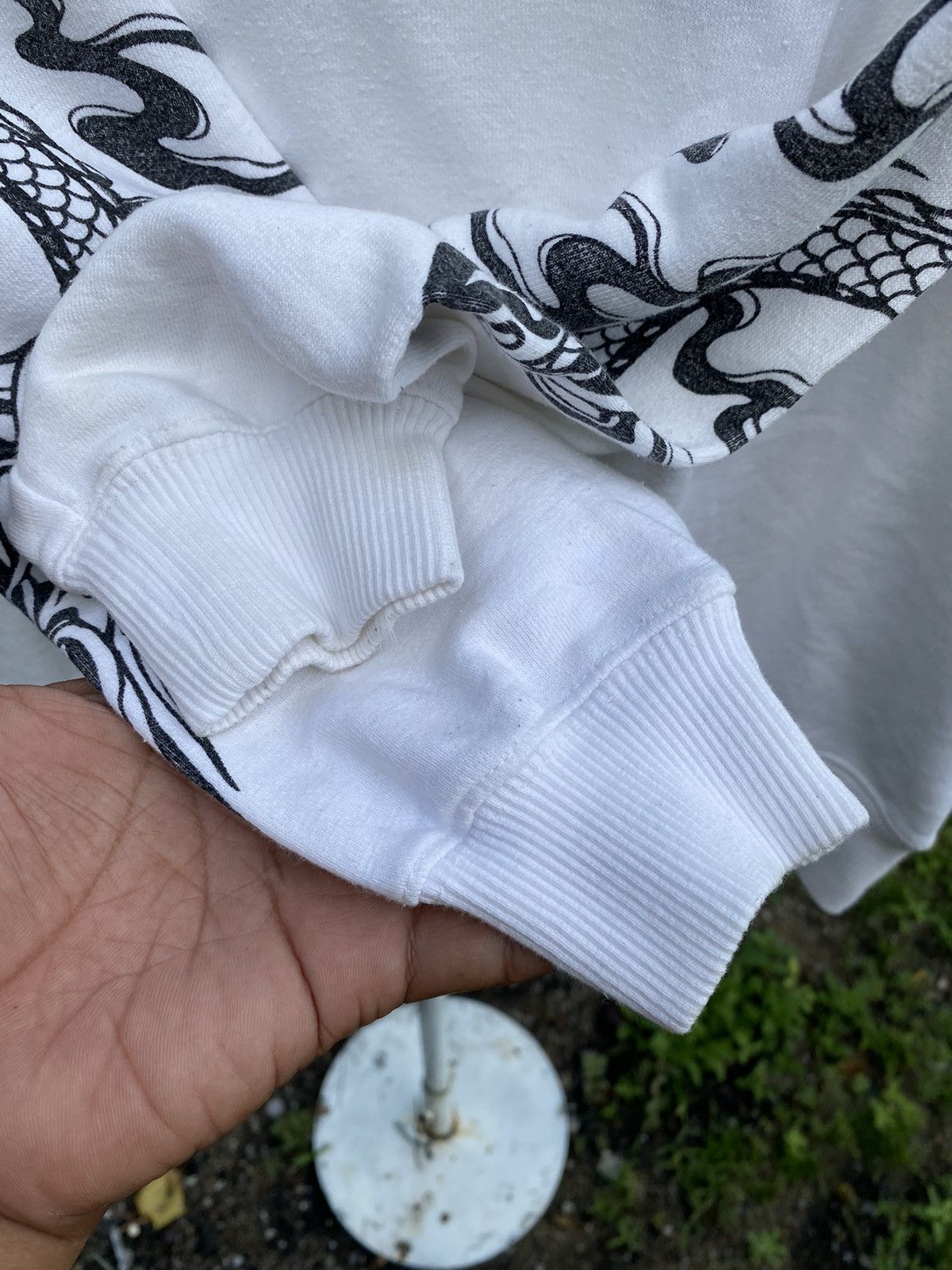Japanese Brand Karakuri Tamashi Dragon Sweaters Japan Streetwear Size US L / EU 52-54 / 3 - 13 Thumbnail
