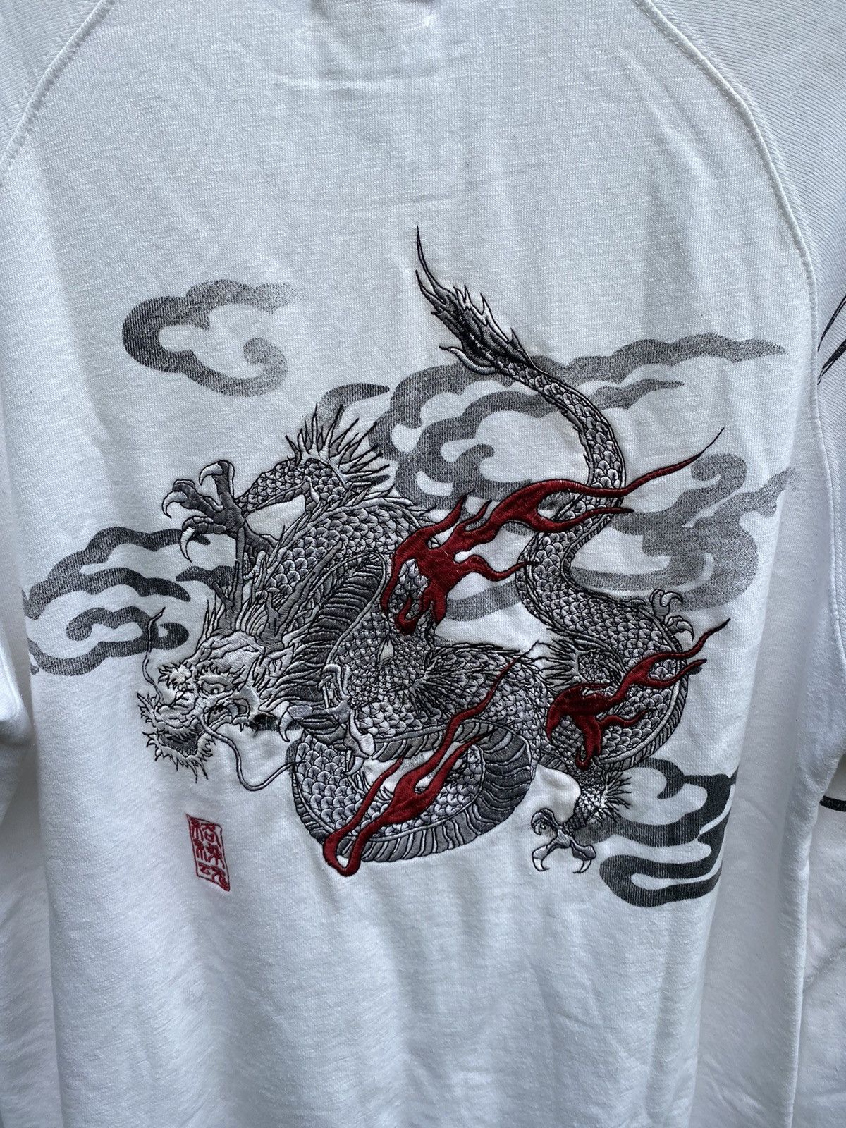 Japanese Brand Karakuri Tamashi Dragon Sweaters Japan Streetwear Size US L / EU 52-54 / 3 - 6 Thumbnail