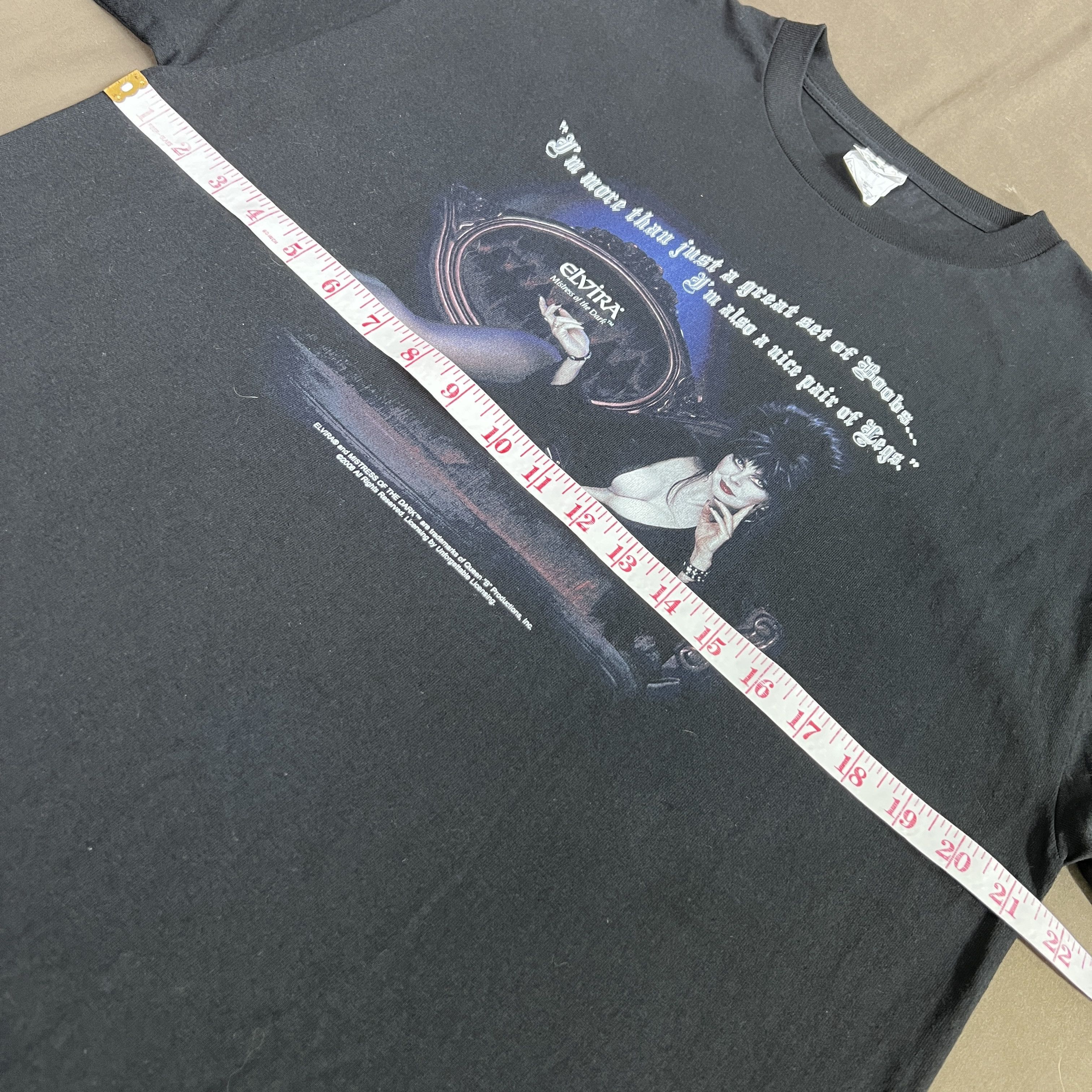 Expert Horror × Vintage Vtg 00s Elvira Mistress of The Dark Horror Movie Tee Shirt Size US L / EU 52-54 / 3 - 7 Thumbnail