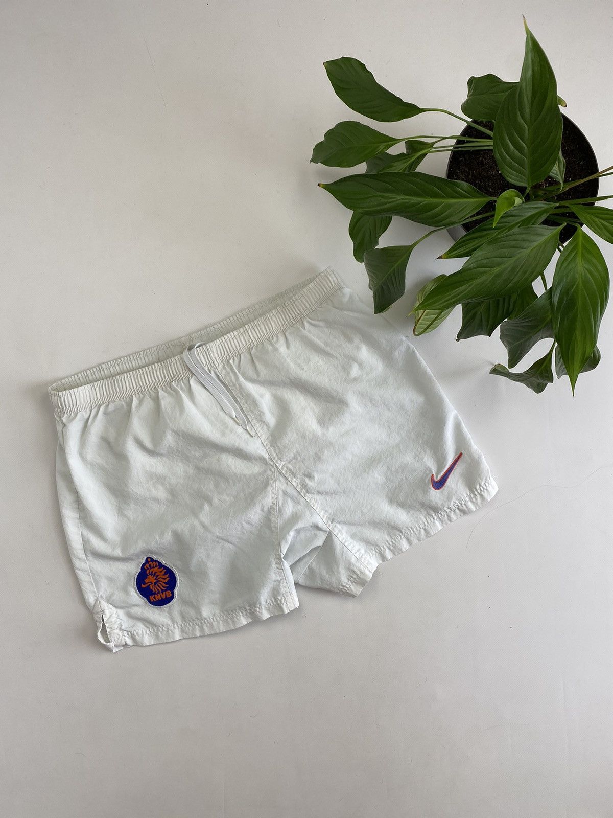 Nike Vintage 90’s Nike Premier Soccer Nederland’s Shorts Size US 32 / EU 48 - 1 Thumbnail