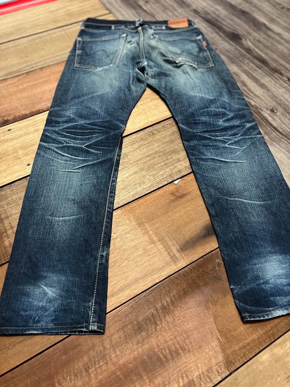 Edwin VINTAGE EDWIN SELVEDGE DISTRESS JEANS SIZE 32 Size US 32 / EU 48 - 5 Thumbnail