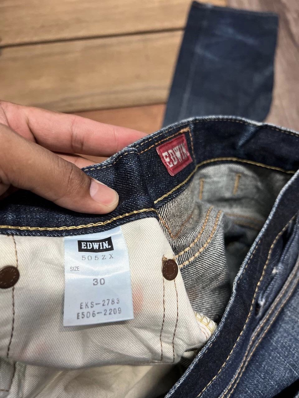 Edwin VINTAGE EDWIN SELVEDGE DISTRESS JEANS SIZE 32 Size US 32 / EU 48 - 8 Thumbnail