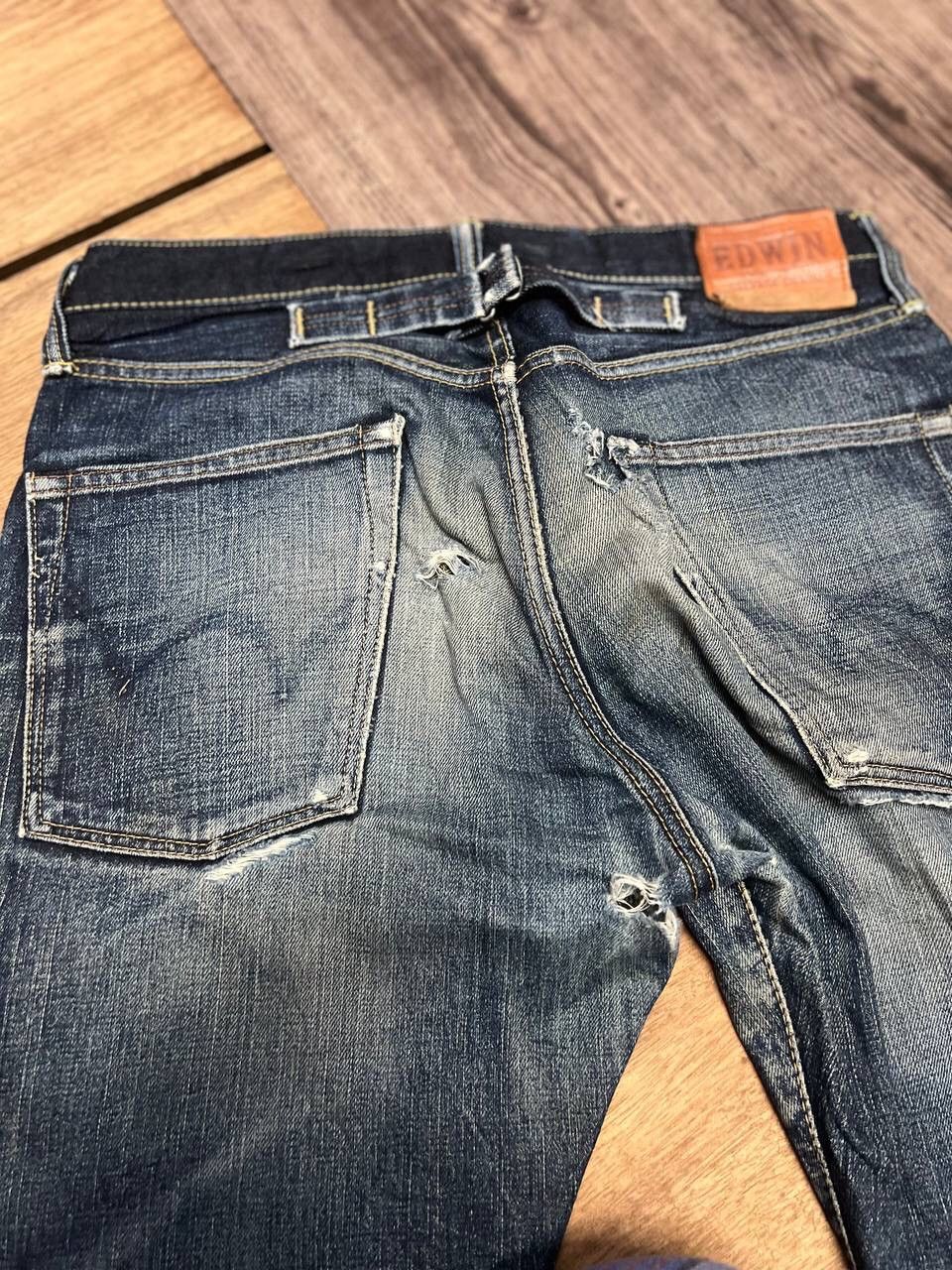 Edwin VINTAGE EDWIN SELVEDGE DISTRESS JEANS SIZE 32 Size US 32 / EU 48 - 6 Thumbnail