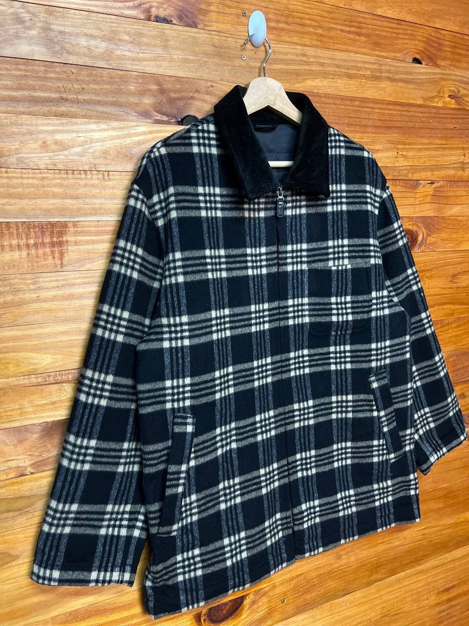 Japanese Brand SIMPLE LIFE PLAID JACKET Size US M / EU 48-50 / 2 - 2 Thumbnail