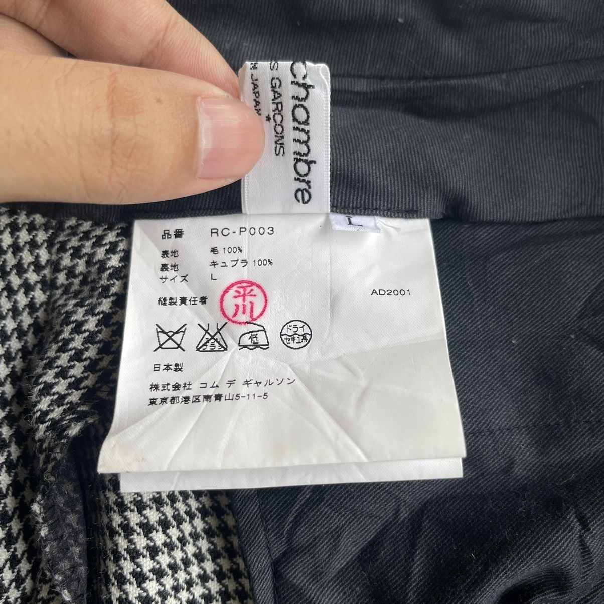 Comme des Garcons × Rei Kawakubo AD2001 Comme Des Garcons Houndstooth Wool Pant Size US 28 / EU 44 - 8 Thumbnail