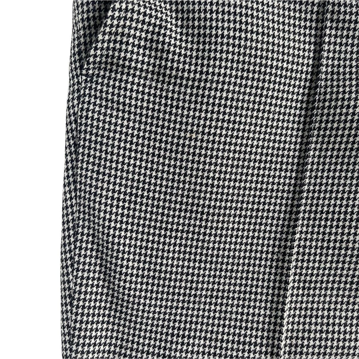 Comme des Garcons × Rei Kawakubo AD2001 Comme Des Garcons Houndstooth Wool Pant Size US 28 / EU 44 - 6 Thumbnail