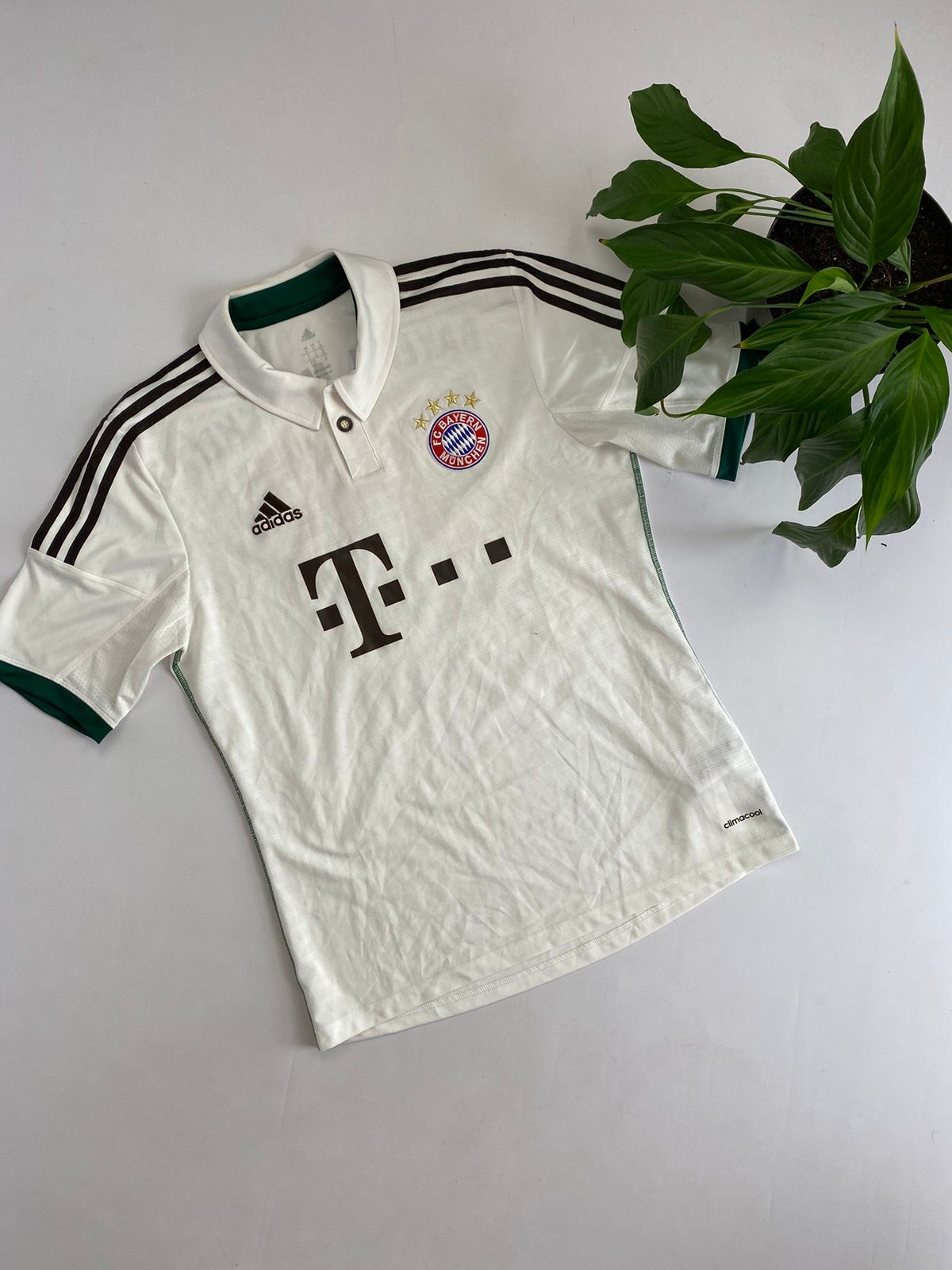 Pre-owned Adidas X Jersey Bayern Munich Munchen 2013 Away Soccer Jersey Football Shirt In White