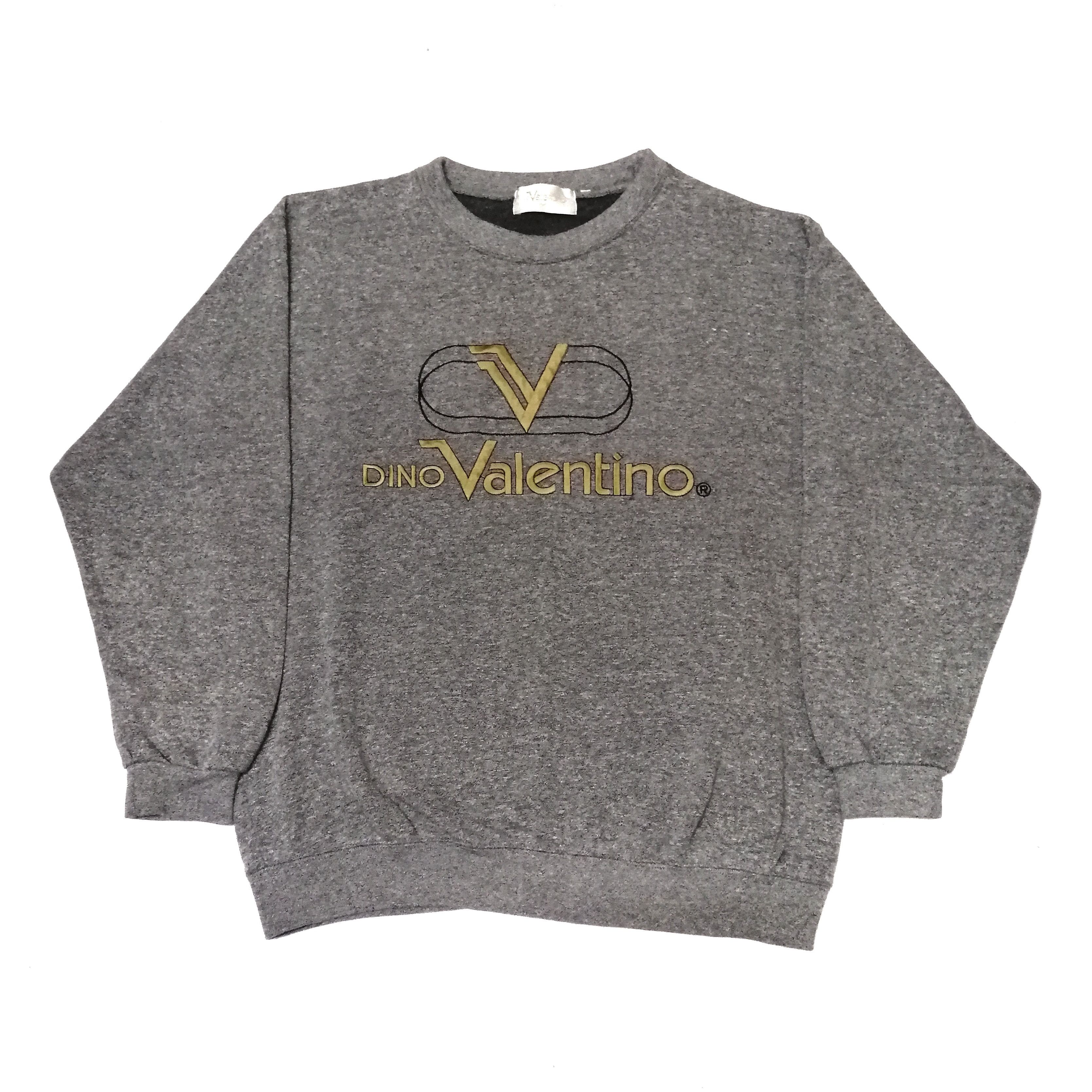 Valentino × Vintage Vintage 90s Dino Valentino spell out crewneck sweater Size US M / EU 48-50 / 2 - 1 Thumbnail