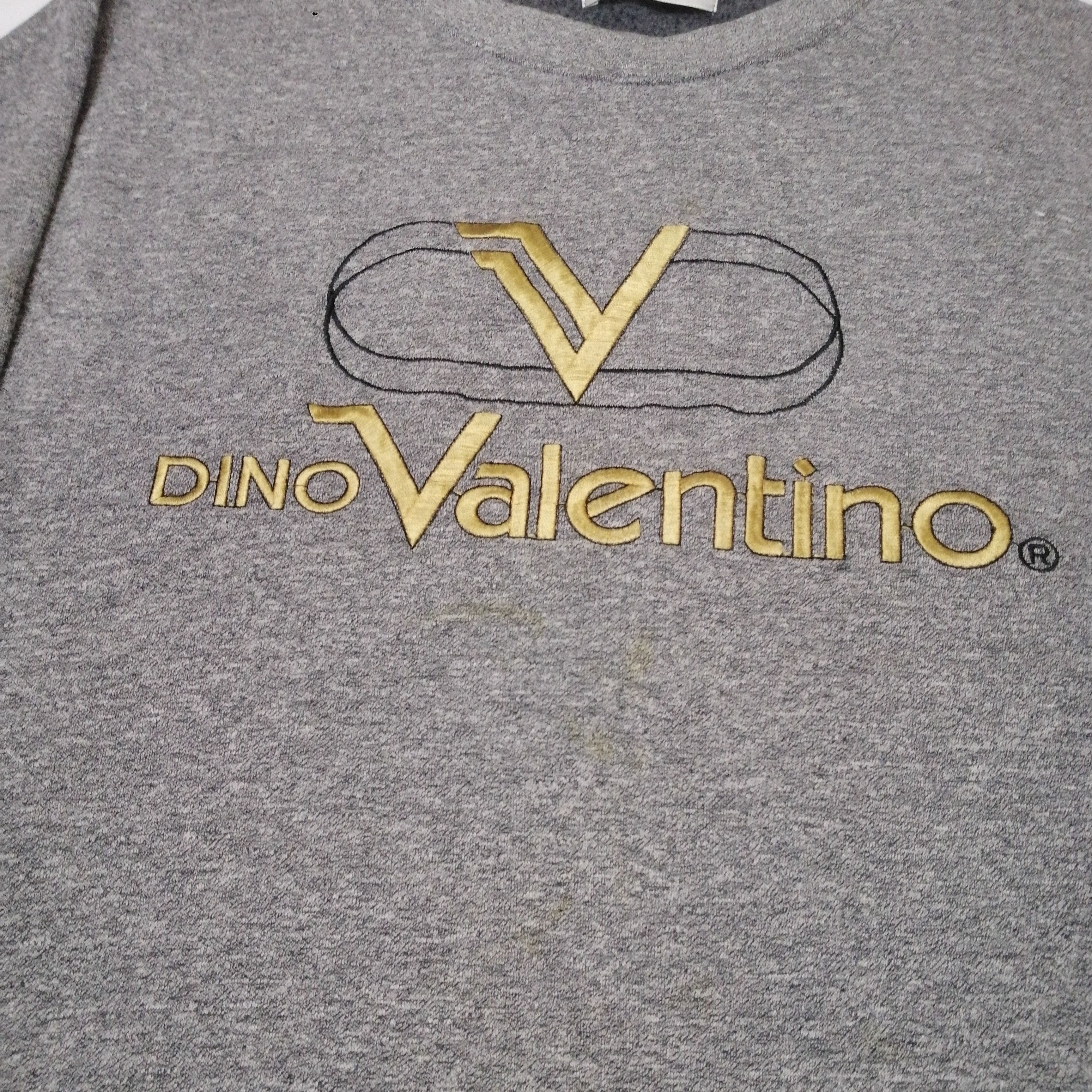 Valentino × Vintage Vintage 90s Dino Valentino spell out crewneck sweater Size US M / EU 48-50 / 2 - 3 Thumbnail