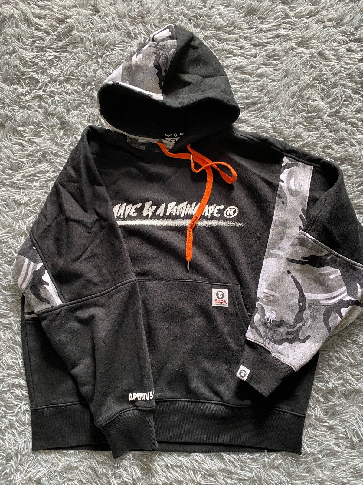 Aape Aape by A Bathing Ape Pullover Hoodie Grailed
