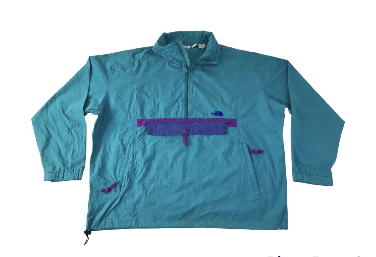 The North Face 90s The North Face Anorak Nylon Jacket Big Front Pocket Size US XL / EU 56 / 4 - 1 Thumbnail