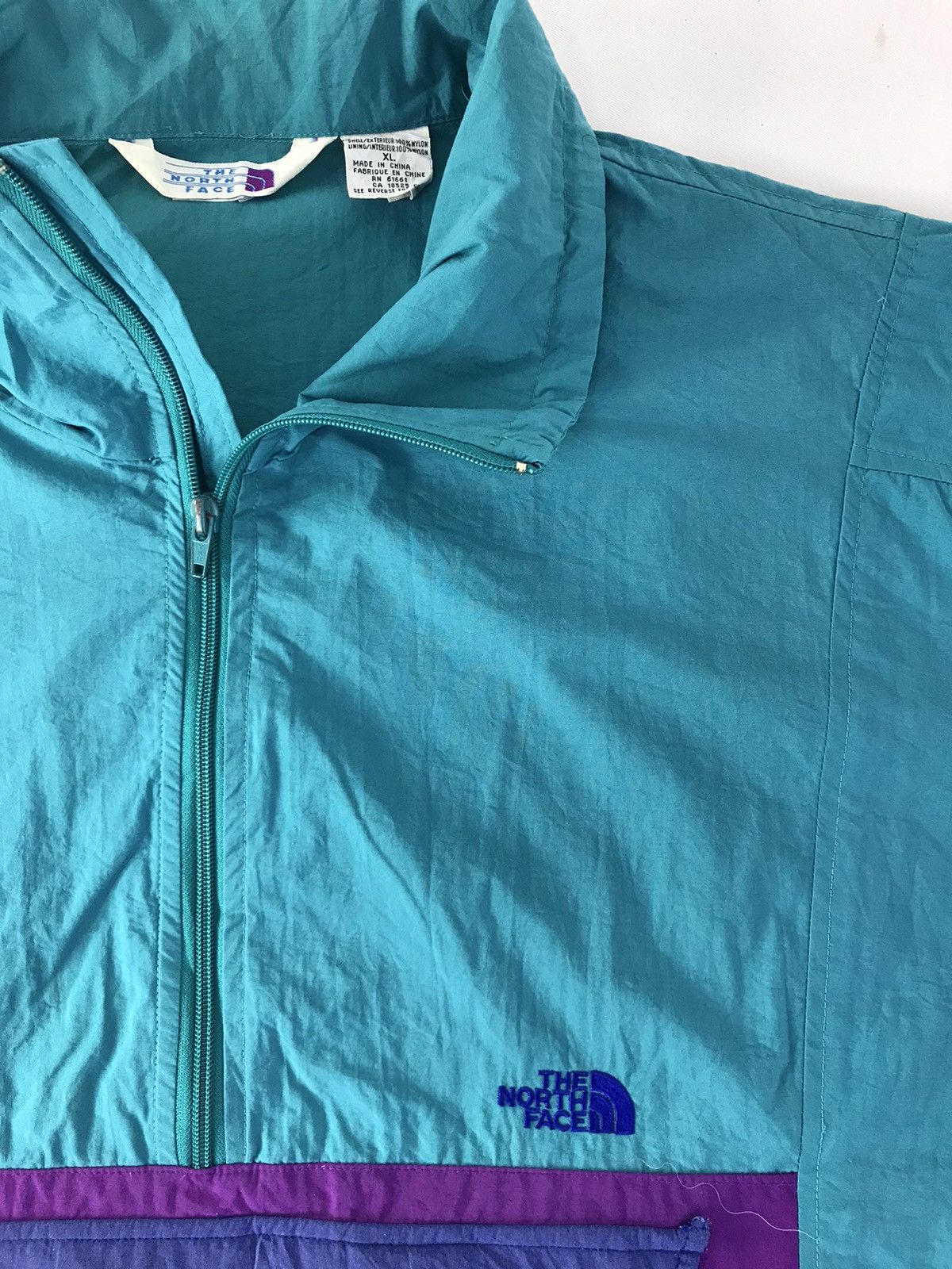 The North Face 90s The North Face Anorak Nylon Jacket Big Front Pocket Size US XL / EU 56 / 4 - 4 Thumbnail