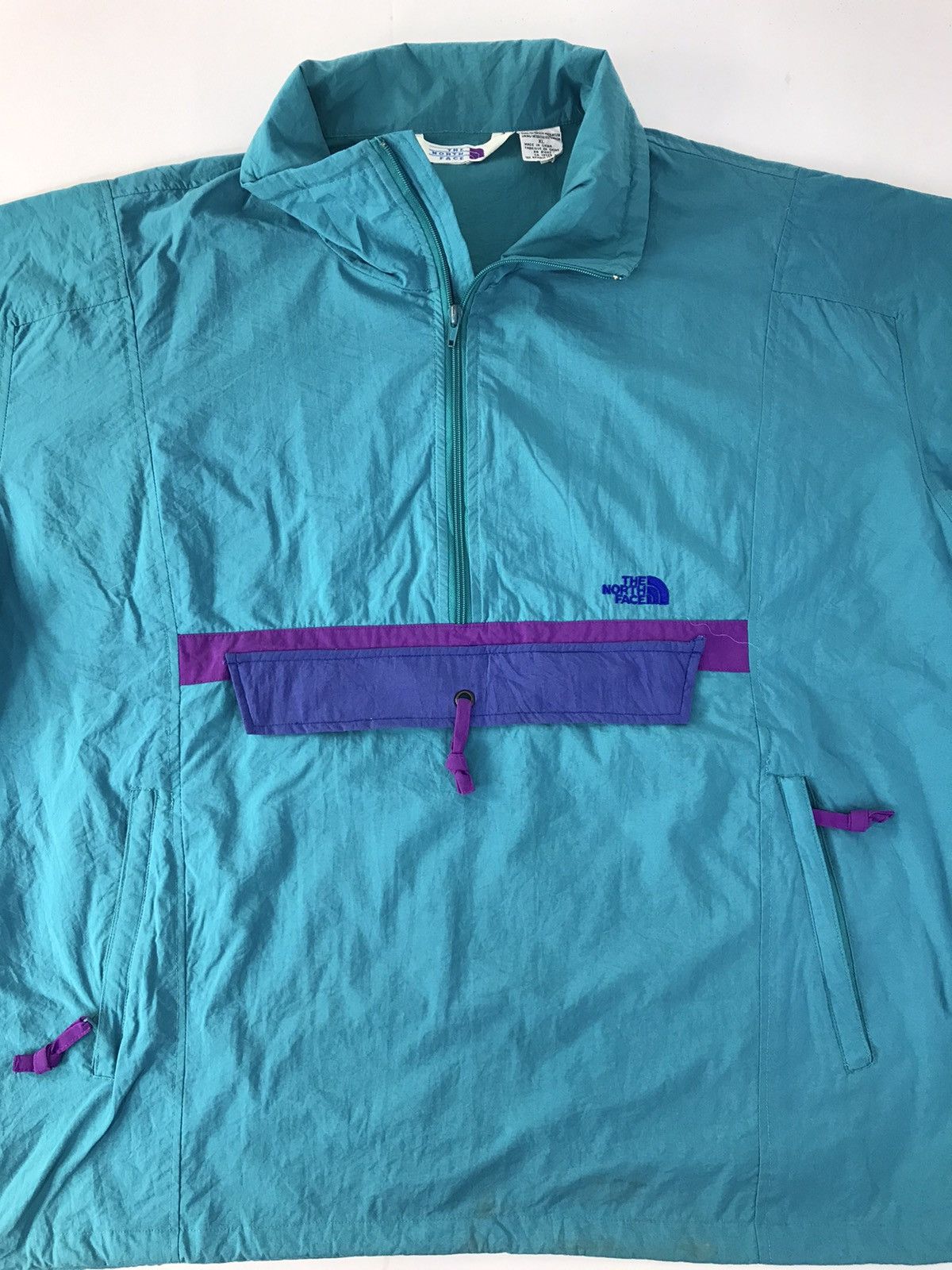 The North Face 90s The North Face Anorak Nylon Jacket Big Front Pocket Size US XL / EU 56 / 4 - 3 Thumbnail