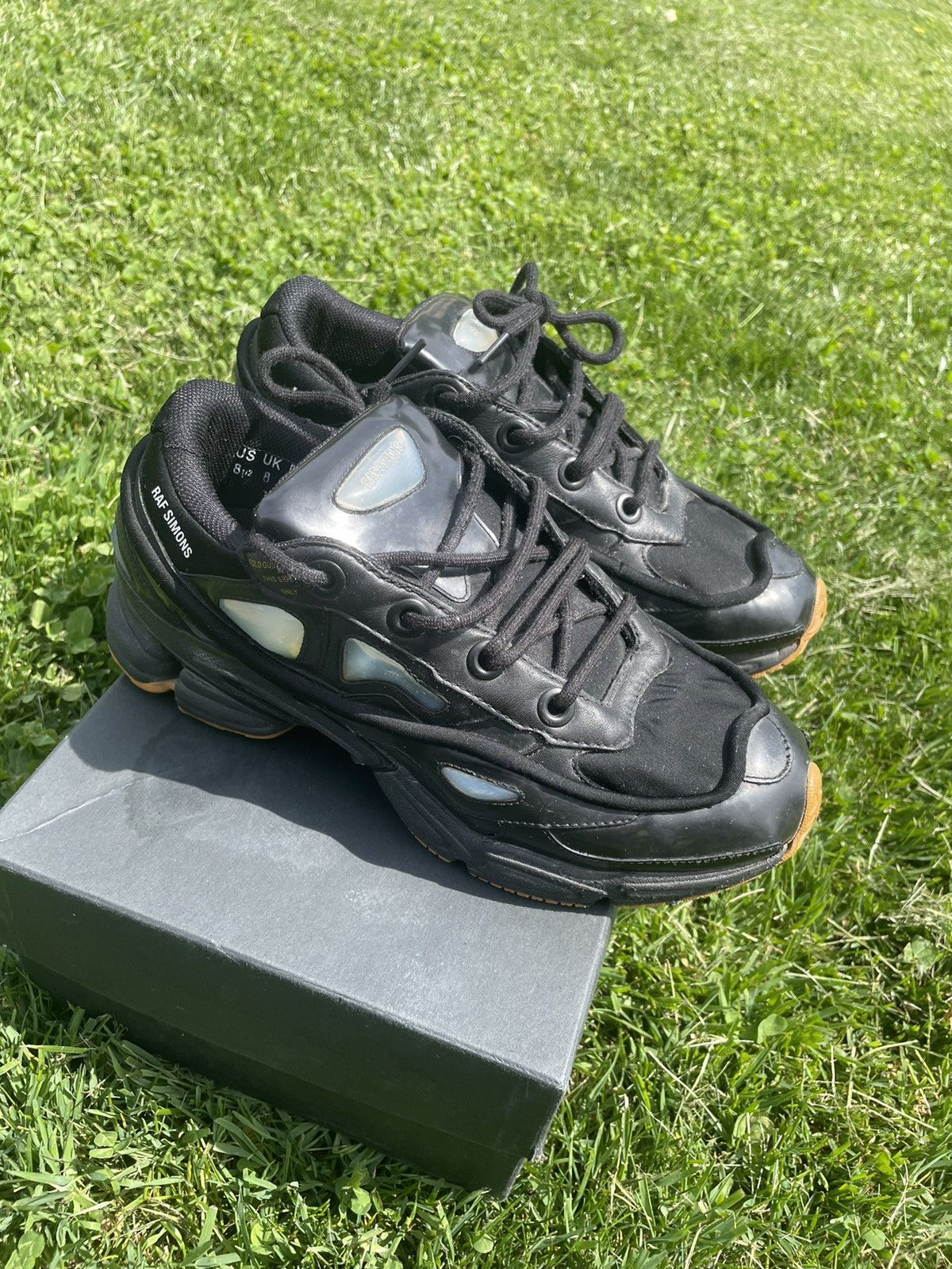 raf simons ozweego bunny white