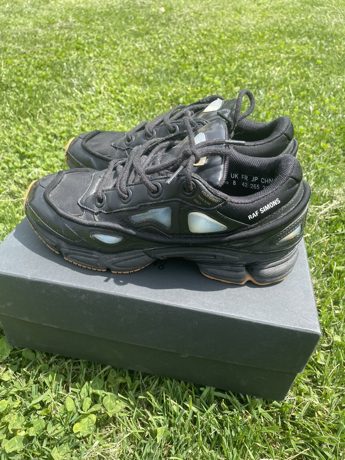 raf simons ozweego bunny white