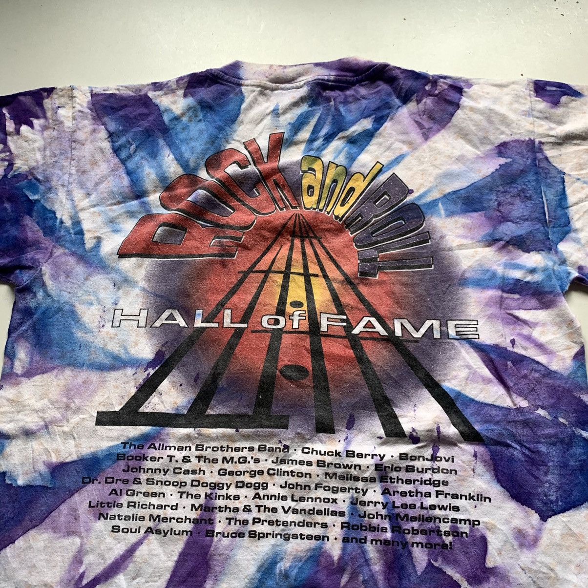 A&G Rock Vintage 90s Rock N Roll Hall Of Fame Shirt Large Tie Dyed Size US L / EU 52-54 / 3 - 4 Thumbnail