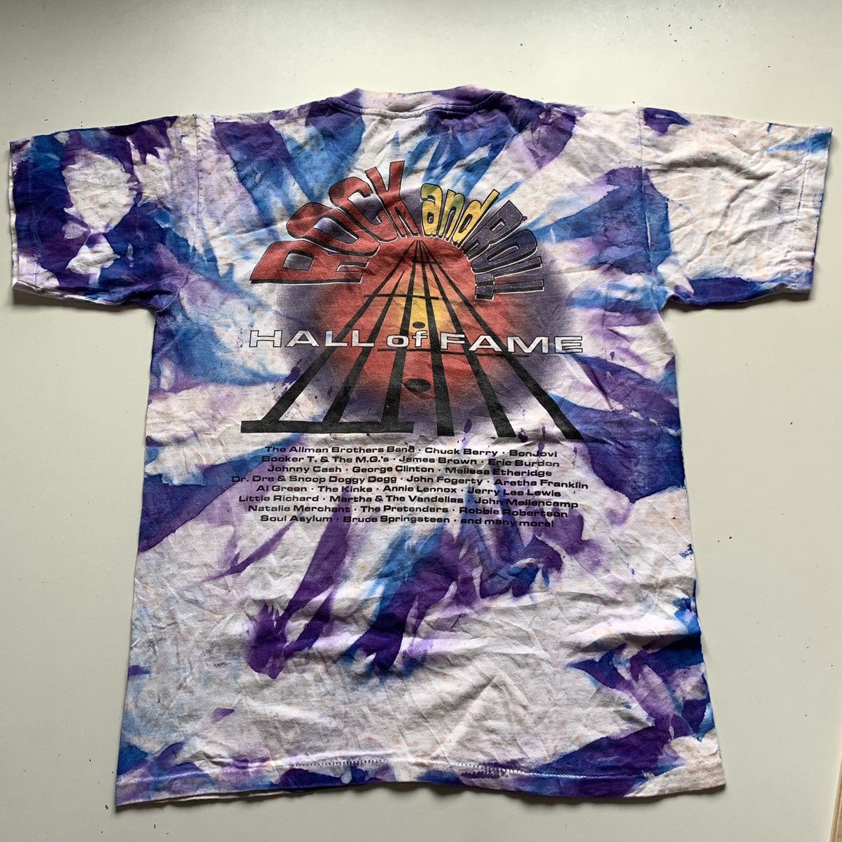 A&G Rock Vintage 90s Rock N Roll Hall Of Fame Shirt Large Tie Dyed Size US L / EU 52-54 / 3 - 3 Thumbnail