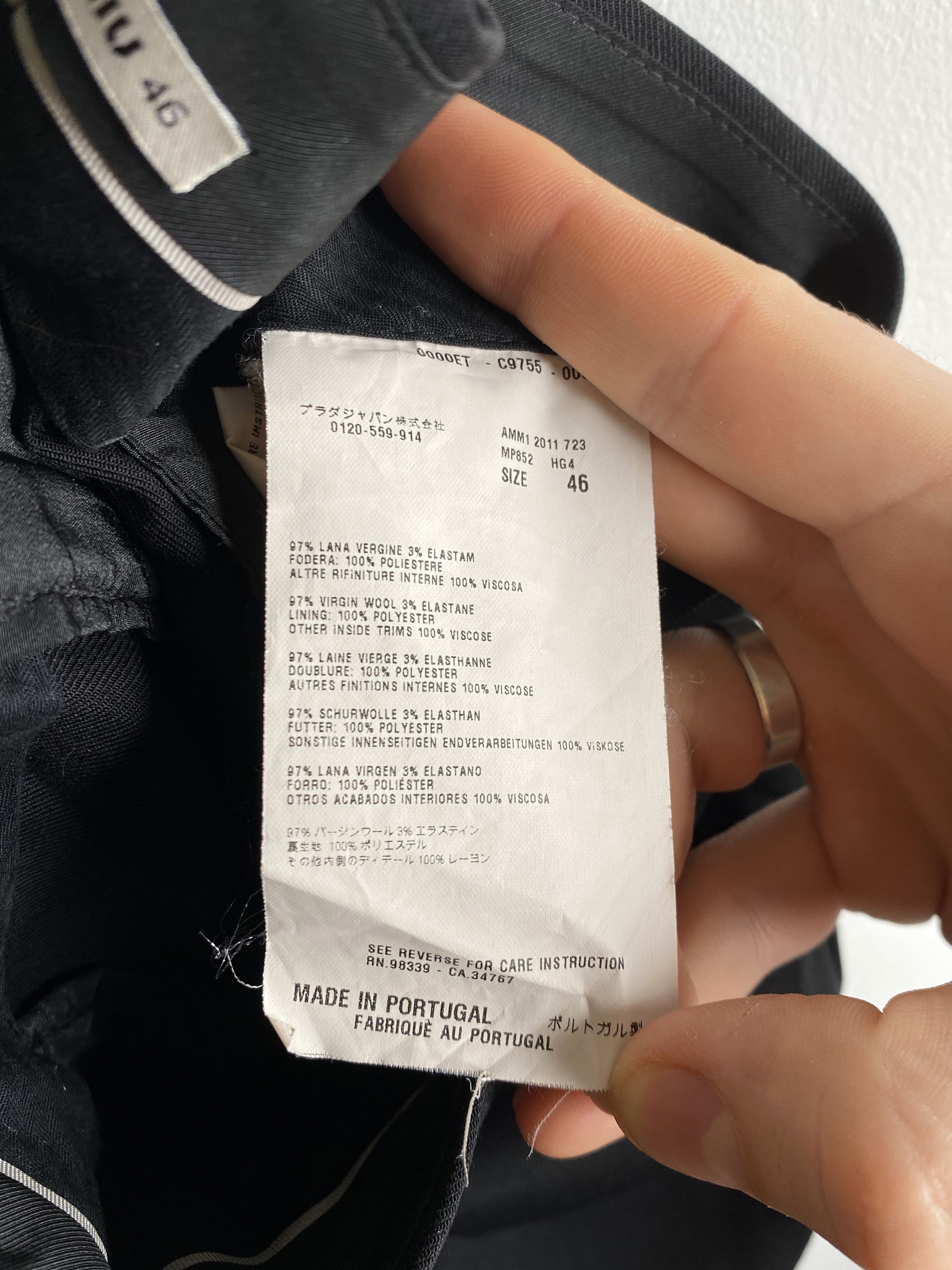 Miu Miu Miu Miu Low-Rise Flared Slacks - Y2K Size 32" / US 10 / IT 46 - 8 Thumbnail