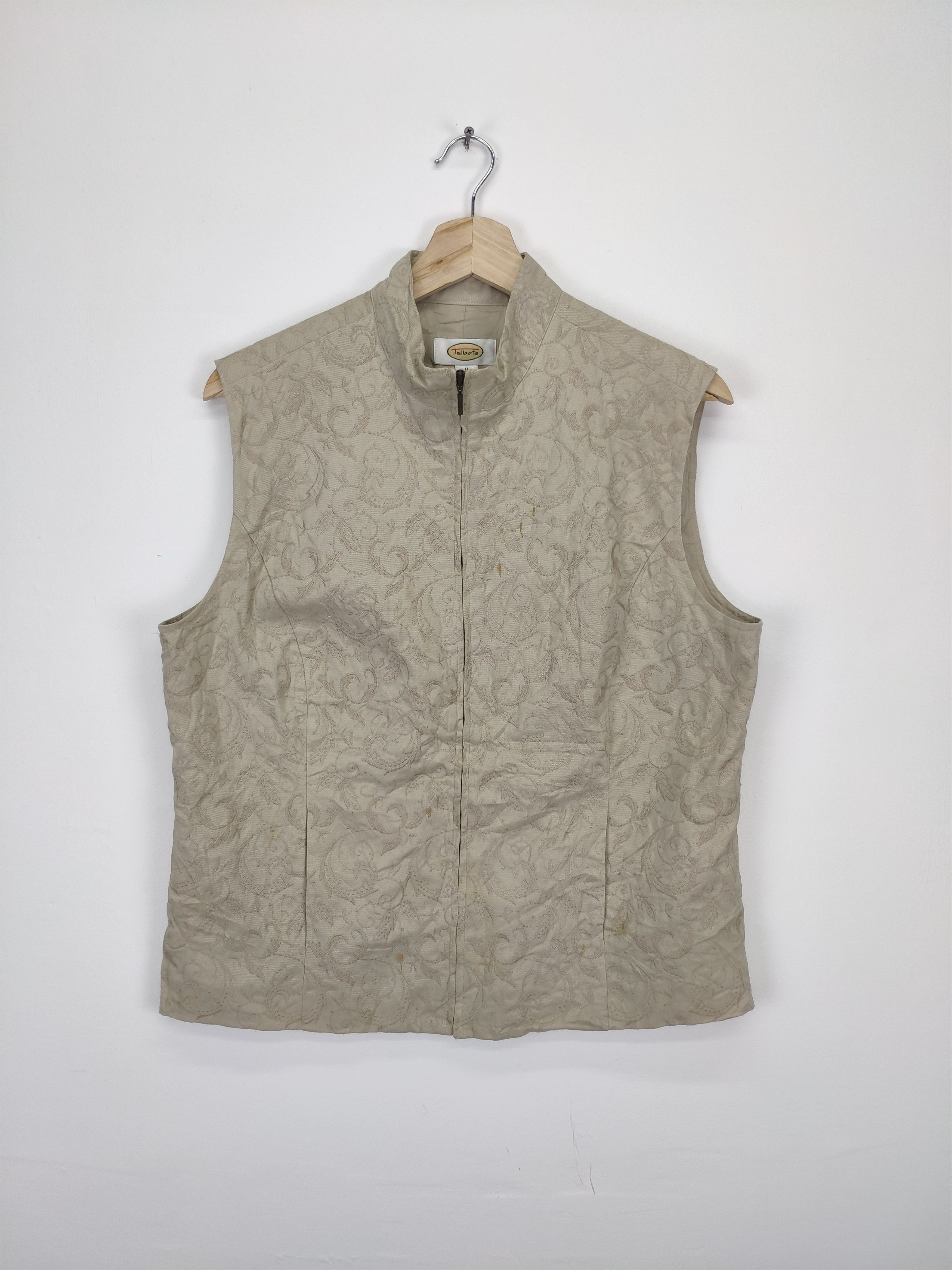 Japanese Brand × Vintage Vintage Japanese Vest Floral Motif Size M / US 6-8 / IT 42-44 - 1 Thumbnail