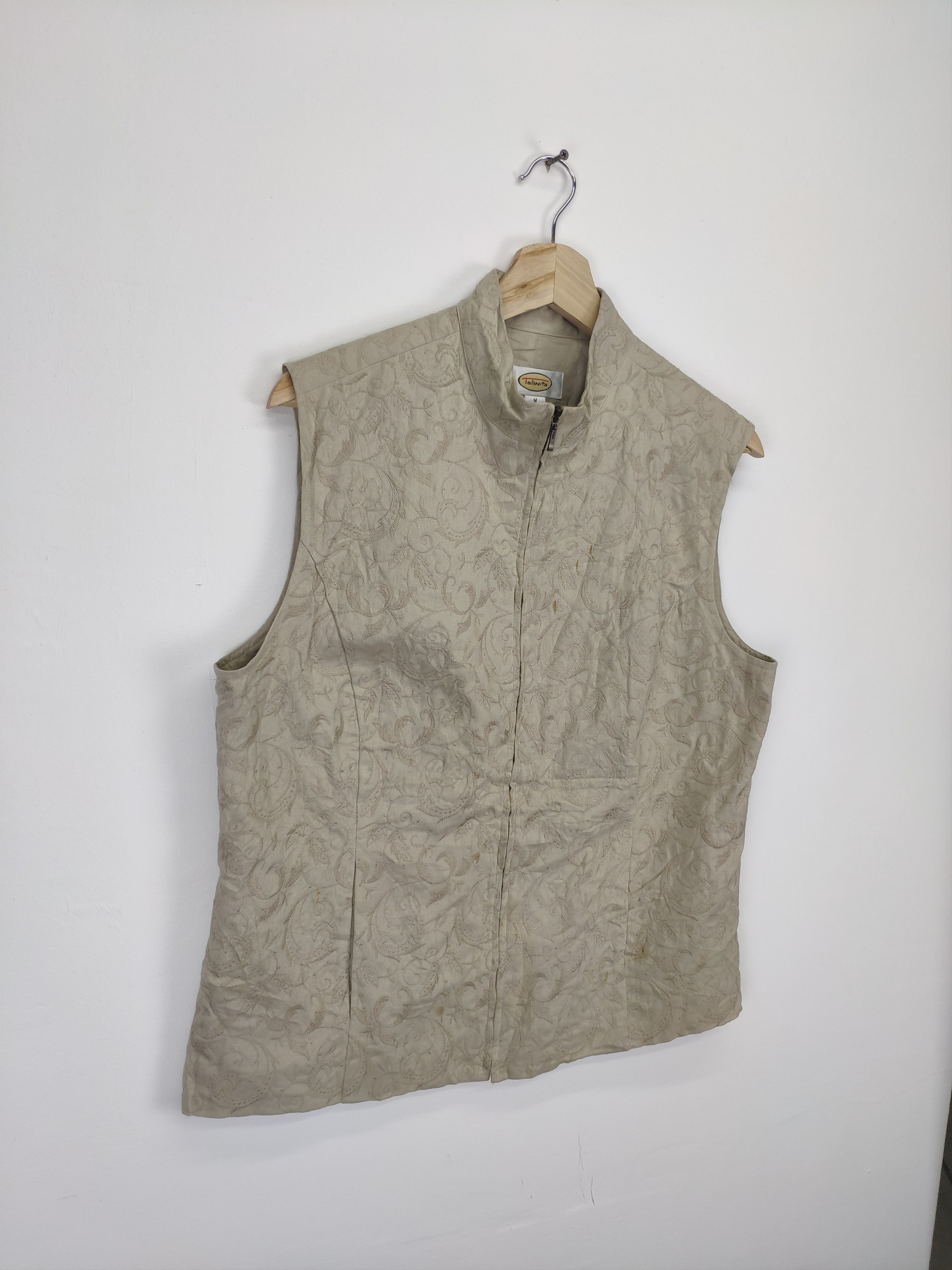 Japanese Brand × Vintage Vintage Japanese Vest Floral Motif Size M / US 6-8 / IT 42-44 - 3 Thumbnail