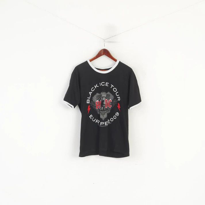 Vintage Starworld Men XL (L) Shirt Black Cotton AC DC 5340 Size US XL / EU 56 / 4 - 1 Thumbnail