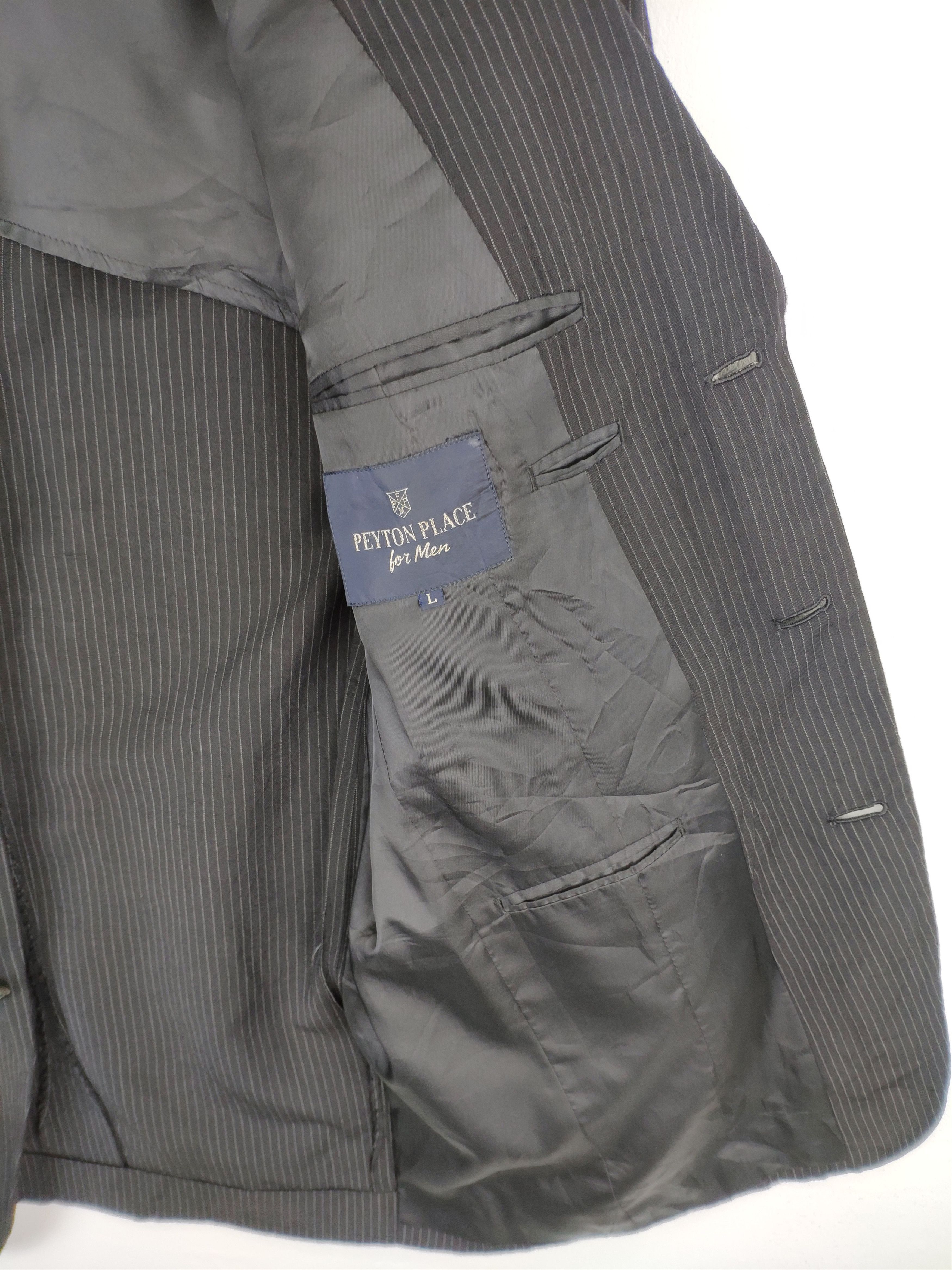 Designer × Japanese Brand × PPFM Vintage PPFM Wool Blazer Striped Distressed Size US M / EU 48-50 / 2 - 14 Thumbnail