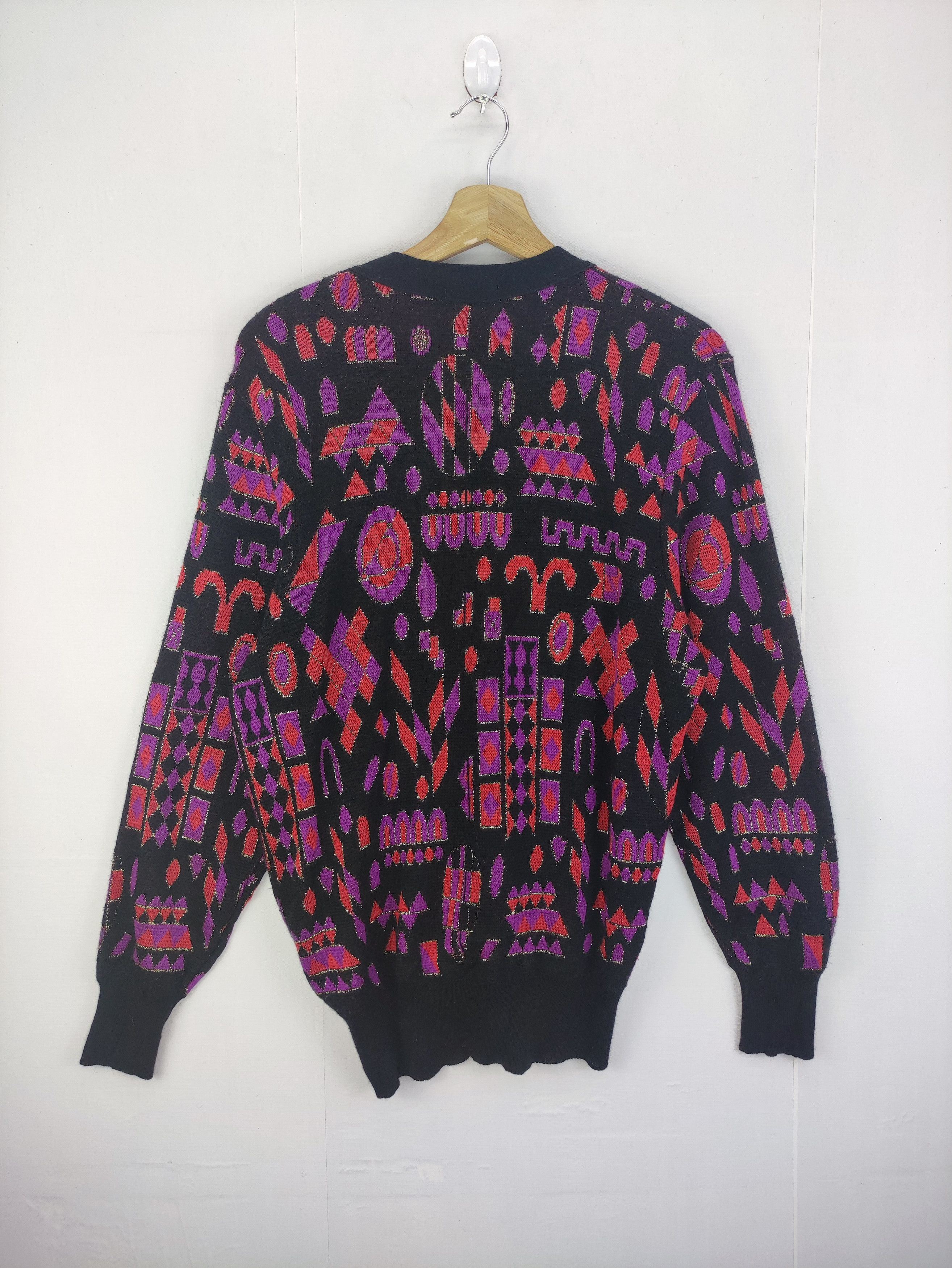 Japanese Brand Vintage Cardigan Wool Sweater By Costume Size M / US 6-8 / IT 42-44 - 6 Thumbnail