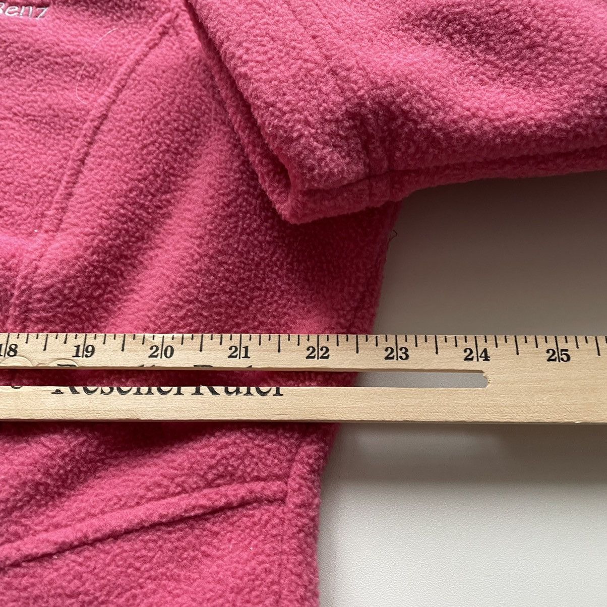 Mercedes-Benz Vintage 2000s Mercedes Benz Embroidered Fleece Pink Jacket Size XL / US 12-14 / IT 48-50 - 5 Thumbnail