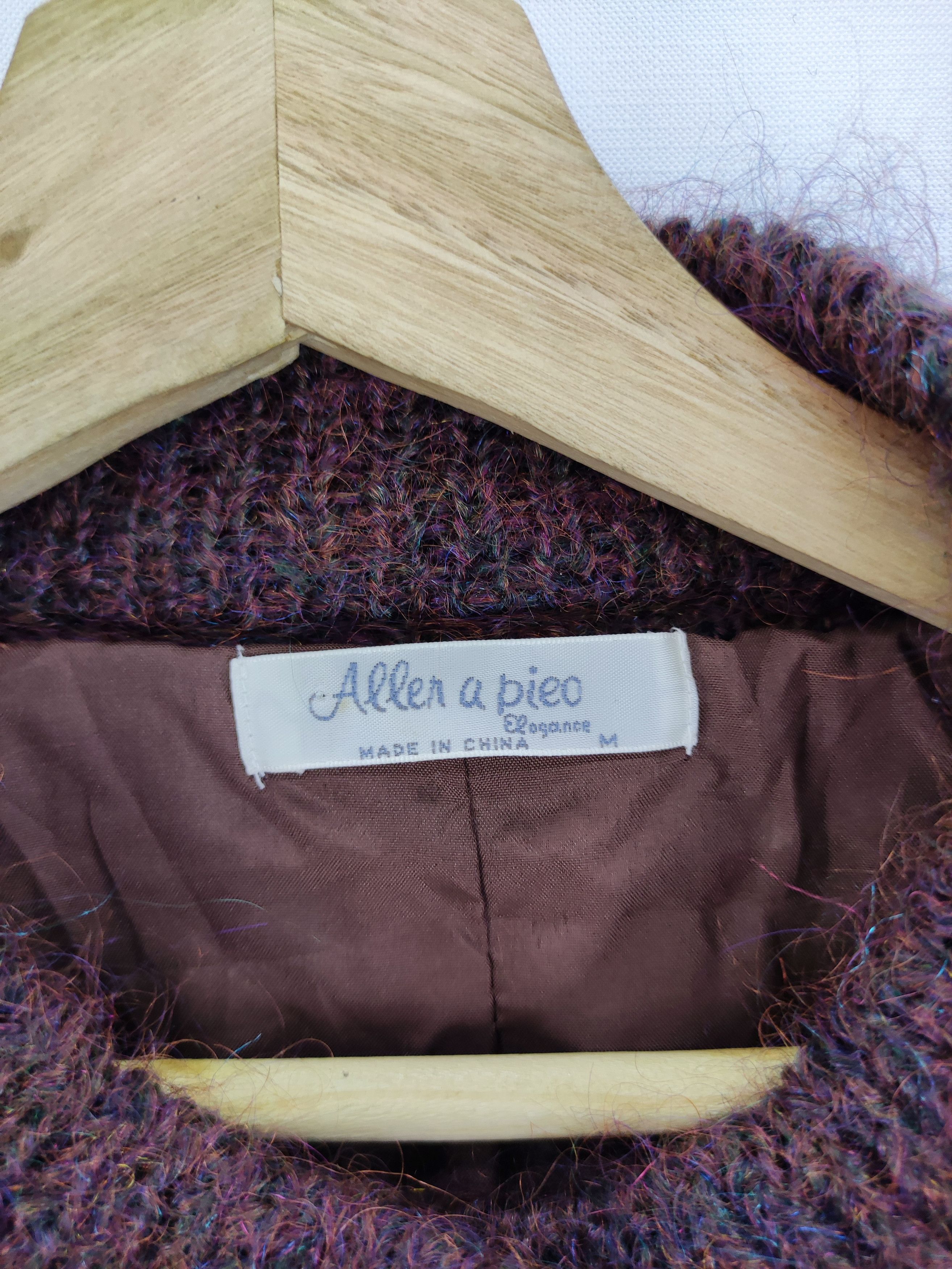 Japanese Brand Vintage 90s Mohair Cardigan Button Up Size US M / EU 48-50 / 2 - 2 Thumbnail