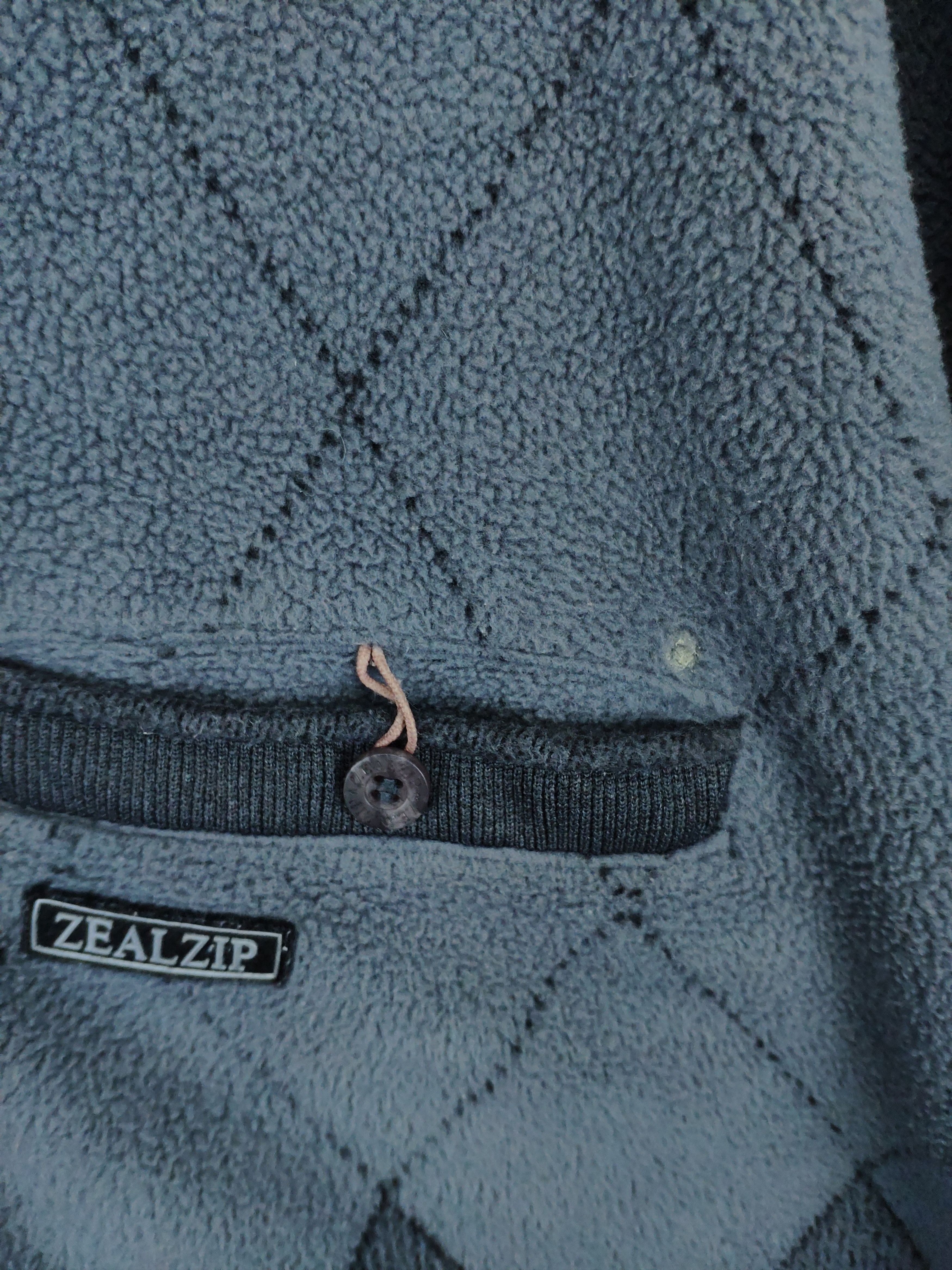 Japanese Brand × Vintage Steal 💥 Vintage Polo Long Sleeve Shirt Fleece Diamond Size US L / EU 52-54 / 3 - 6 Thumbnail