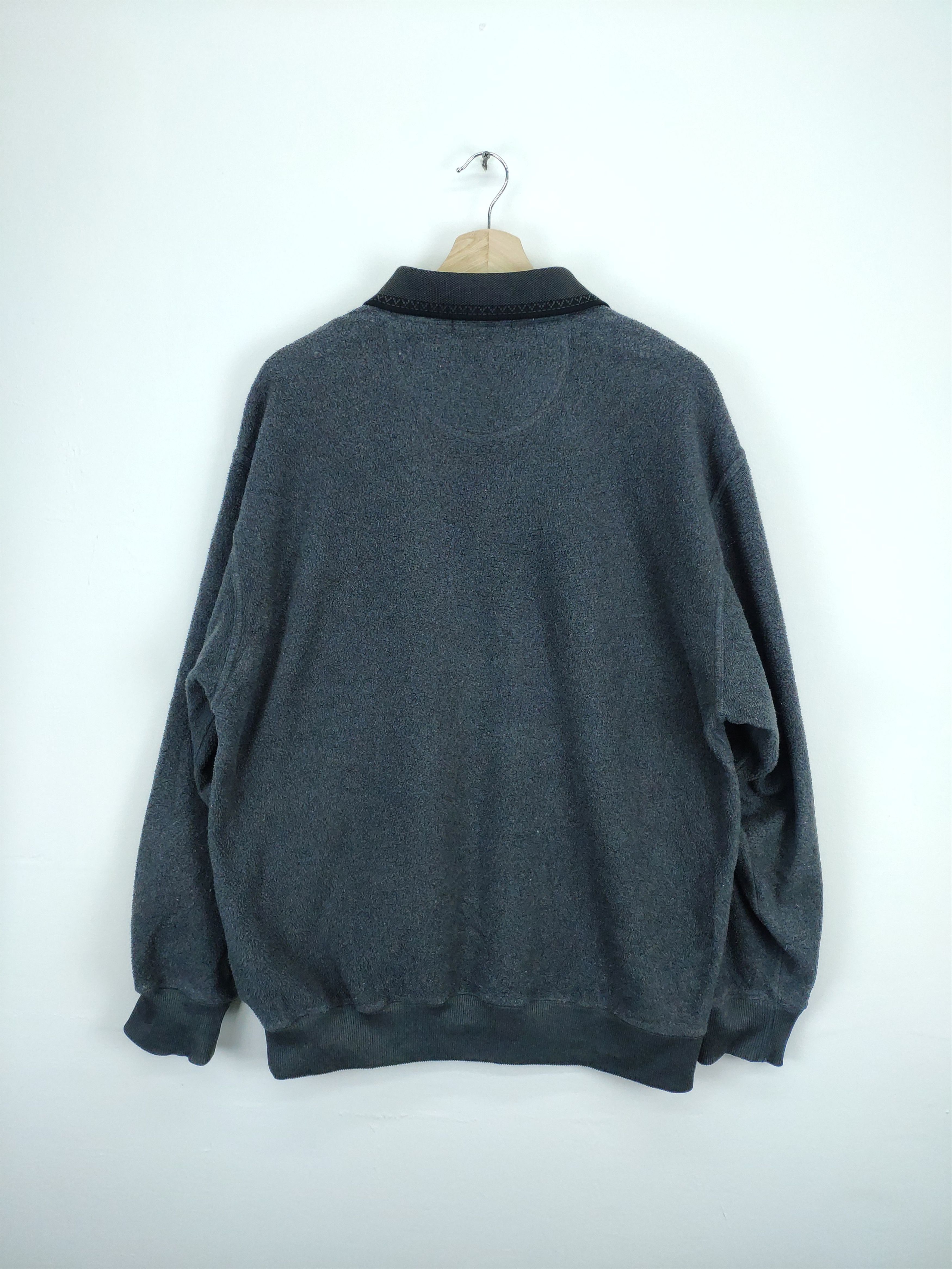 Japanese Brand × Vintage Steal 💥 Vintage Polo Long Sleeve Shirt Fleece Diamond Size US L / EU 52-54 / 3 - 11 Thumbnail