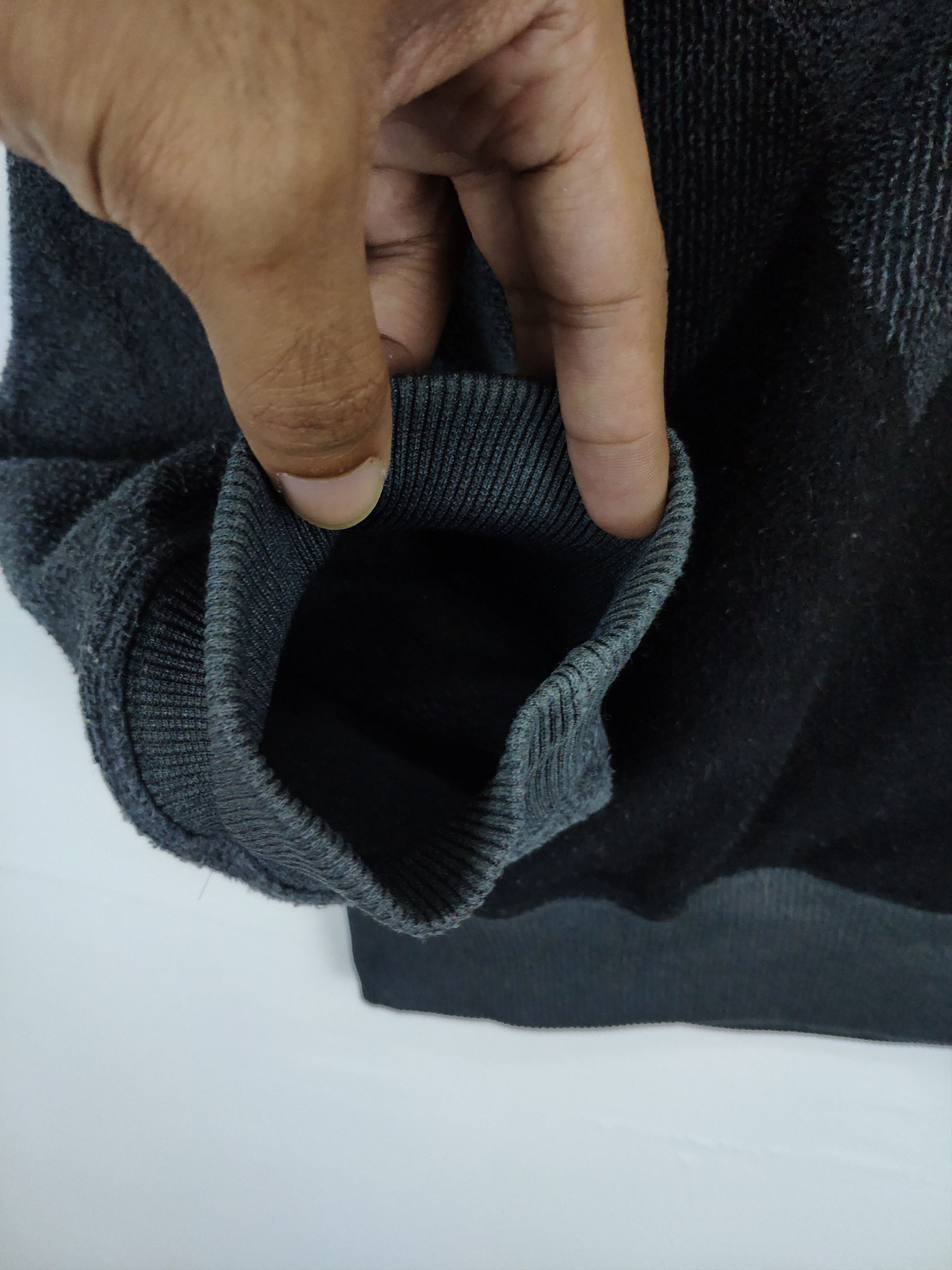 Japanese Brand × Vintage Steal 💥 Vintage Polo Long Sleeve Shirt Fleece Diamond Size US L / EU 52-54 / 3 - 8 Thumbnail