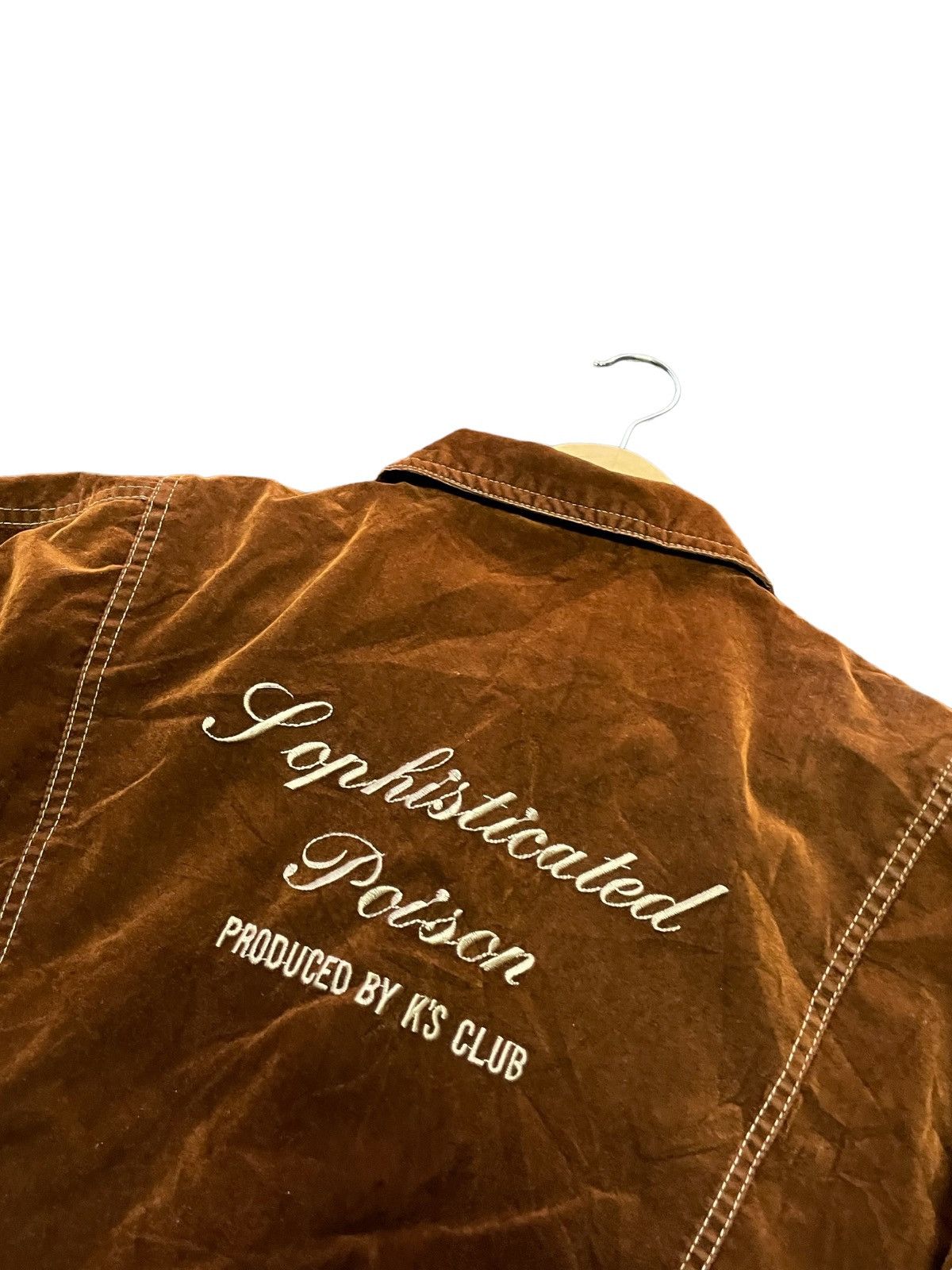 Japanese Brand Vintage News Paper Velvet Jacket Size US L / EU 52-54 / 3 - 8 Thumbnail