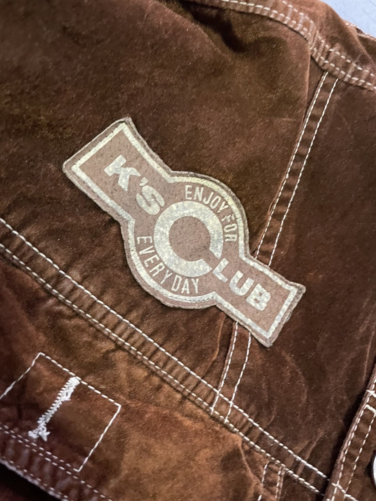 Japanese Brand Vintage News Paper Velvet Jacket Size US L / EU 52-54 / 3 - 17 Thumbnail