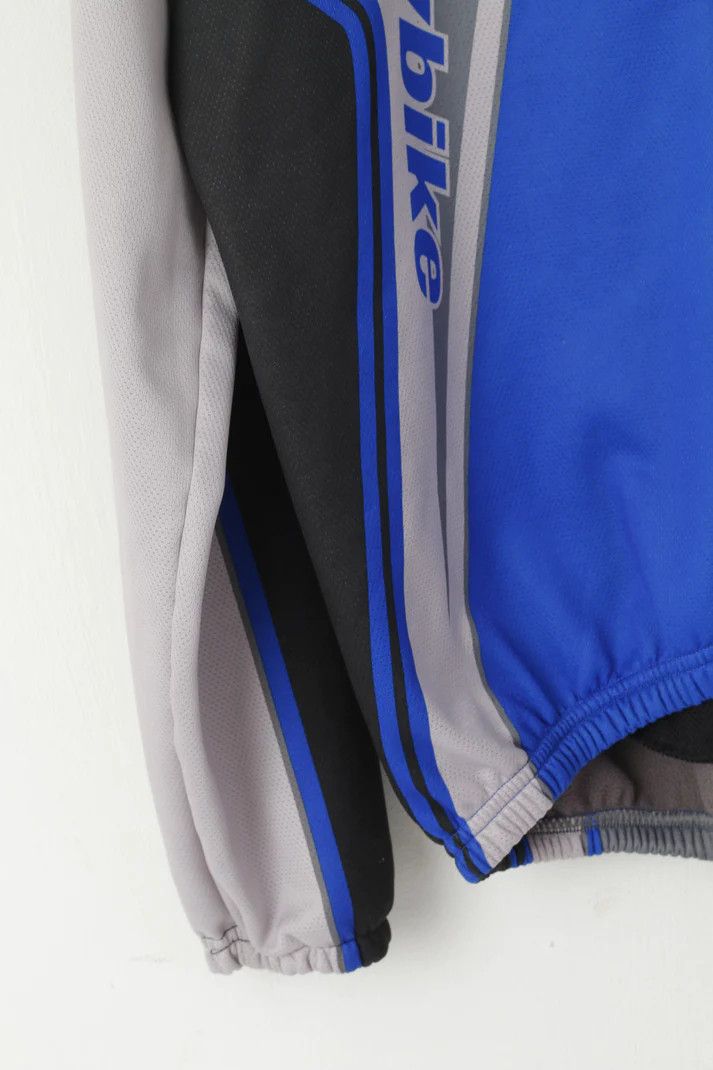 Vintage My Bike Men L Jacket Blue Cycling Zip Up Vtg 1600 Size US L / EU 52-54 / 3 - 3 Thumbnail