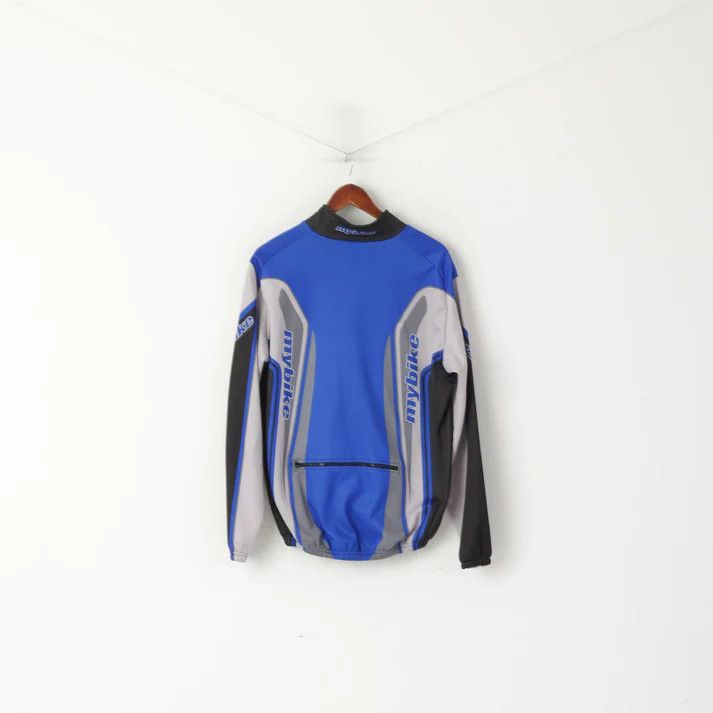Vintage My Bike Men L Jacket Blue Cycling Zip Up Vtg 1600 Size US L / EU 52-54 / 3 - 6 Thumbnail