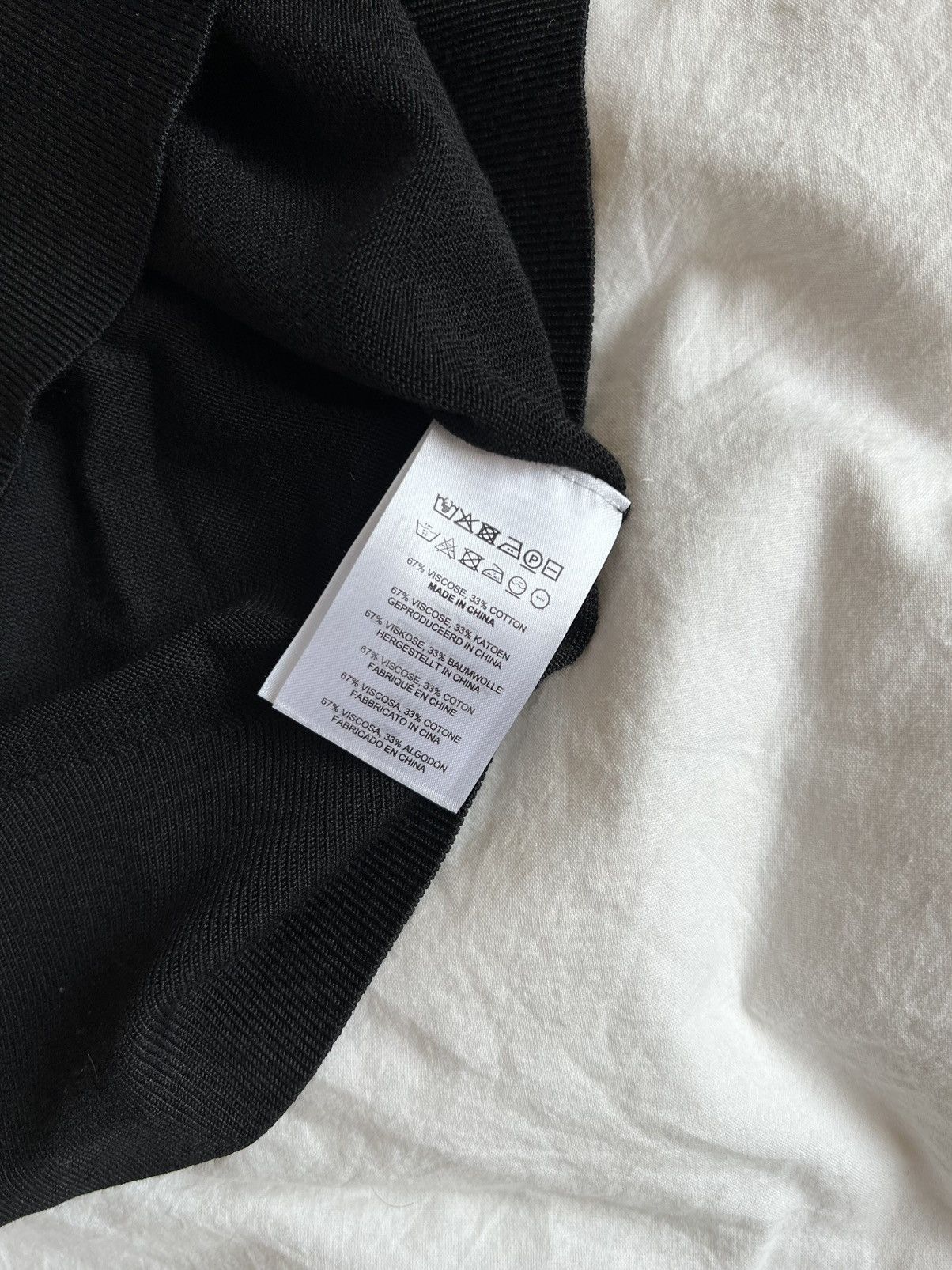 Dries Van Noten Dries van Noten Knit Polo Silky Black Size US XL / EU 56 / 4 - 6 Thumbnail