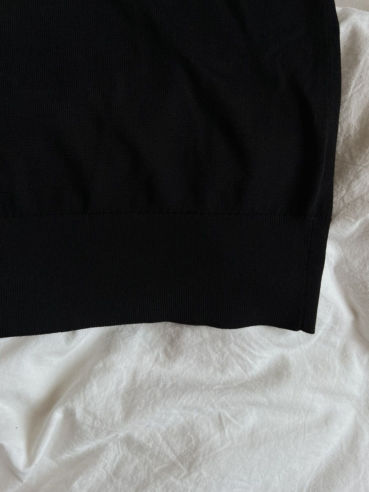 Dries Van Noten Dries van Noten Knit Polo Silky Black Size US XL / EU 56 / 4 - 5 Thumbnail