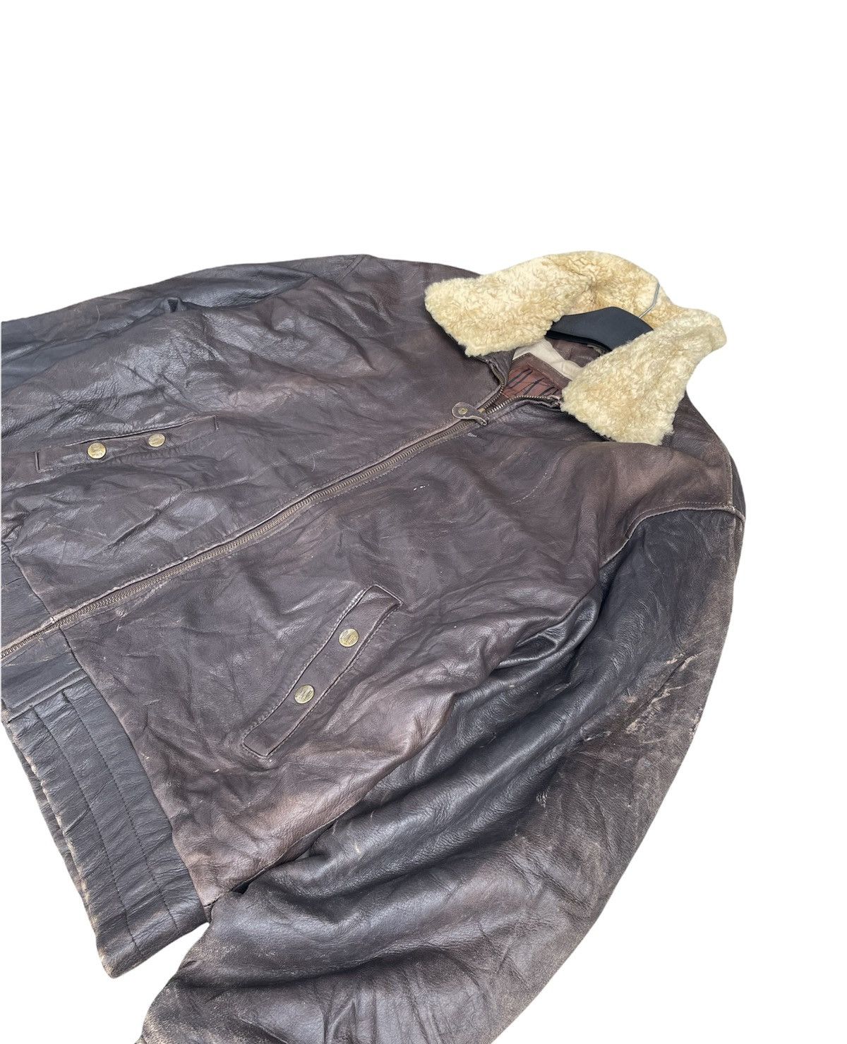 Other DAF Leather Jacket Size US XL / EU 56 / 4 - 3 Thumbnail