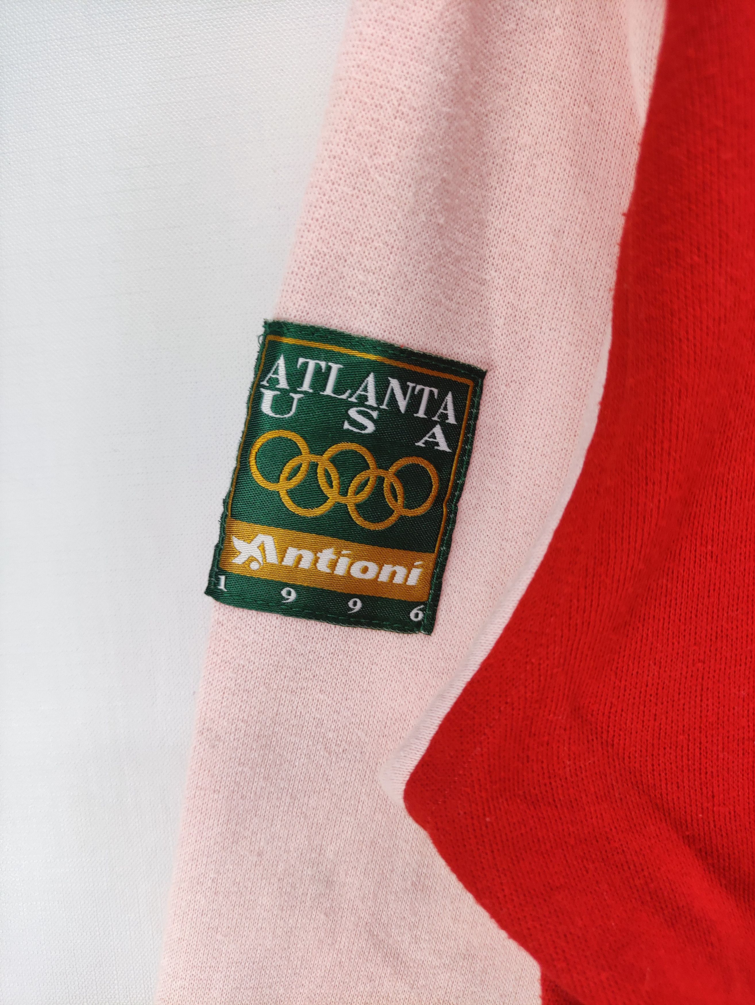 Vintage Vintage 90s Olympic Atlanta Varsity Jacket Snap Button Size US M / EU 48-50 / 2 - 2 Thumbnail