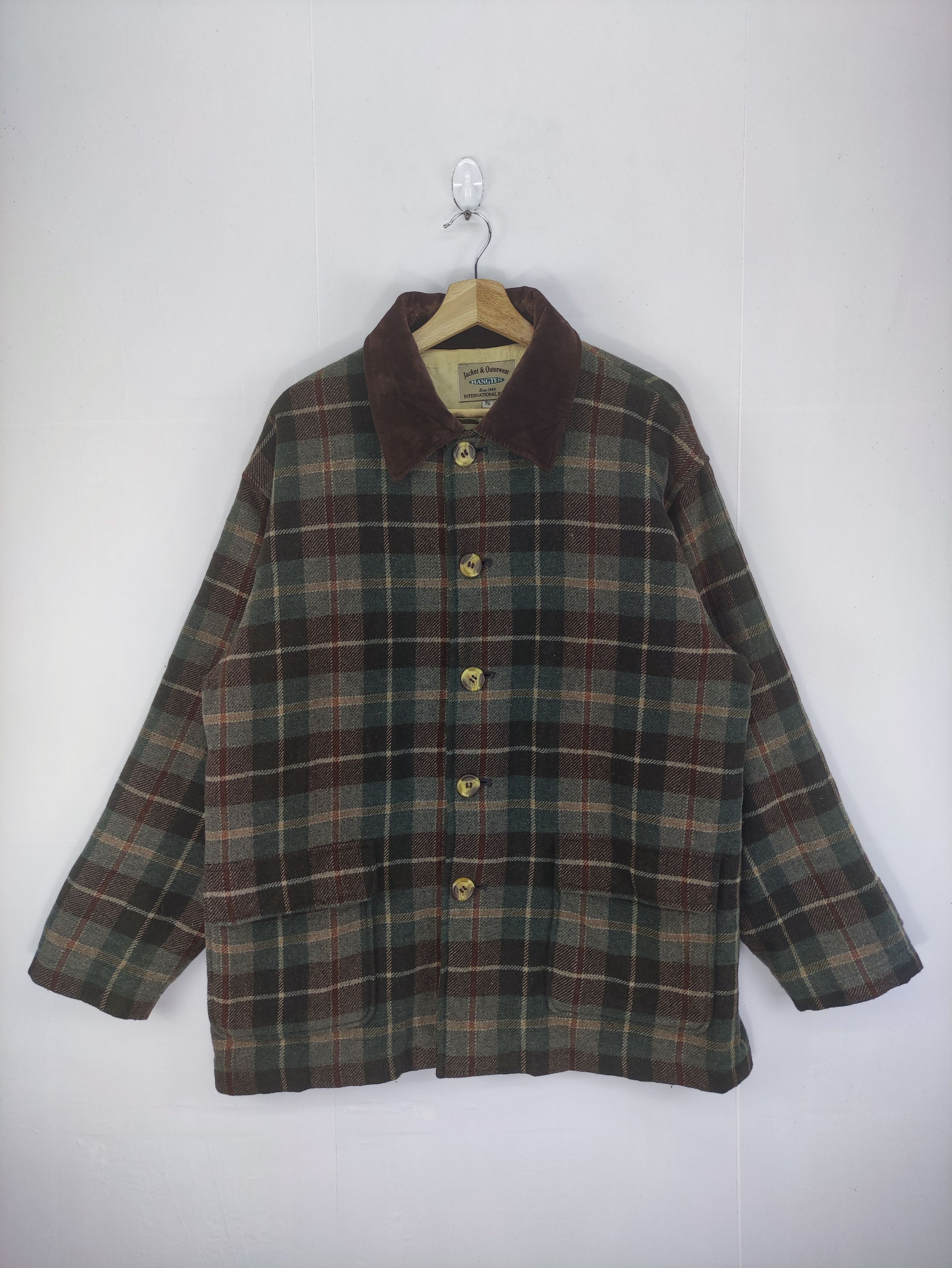 Hang Ten Vintage Hang Ten Wool Jacket Button Up Size US XL / EU 56 / 4 - 1 Thumbnail