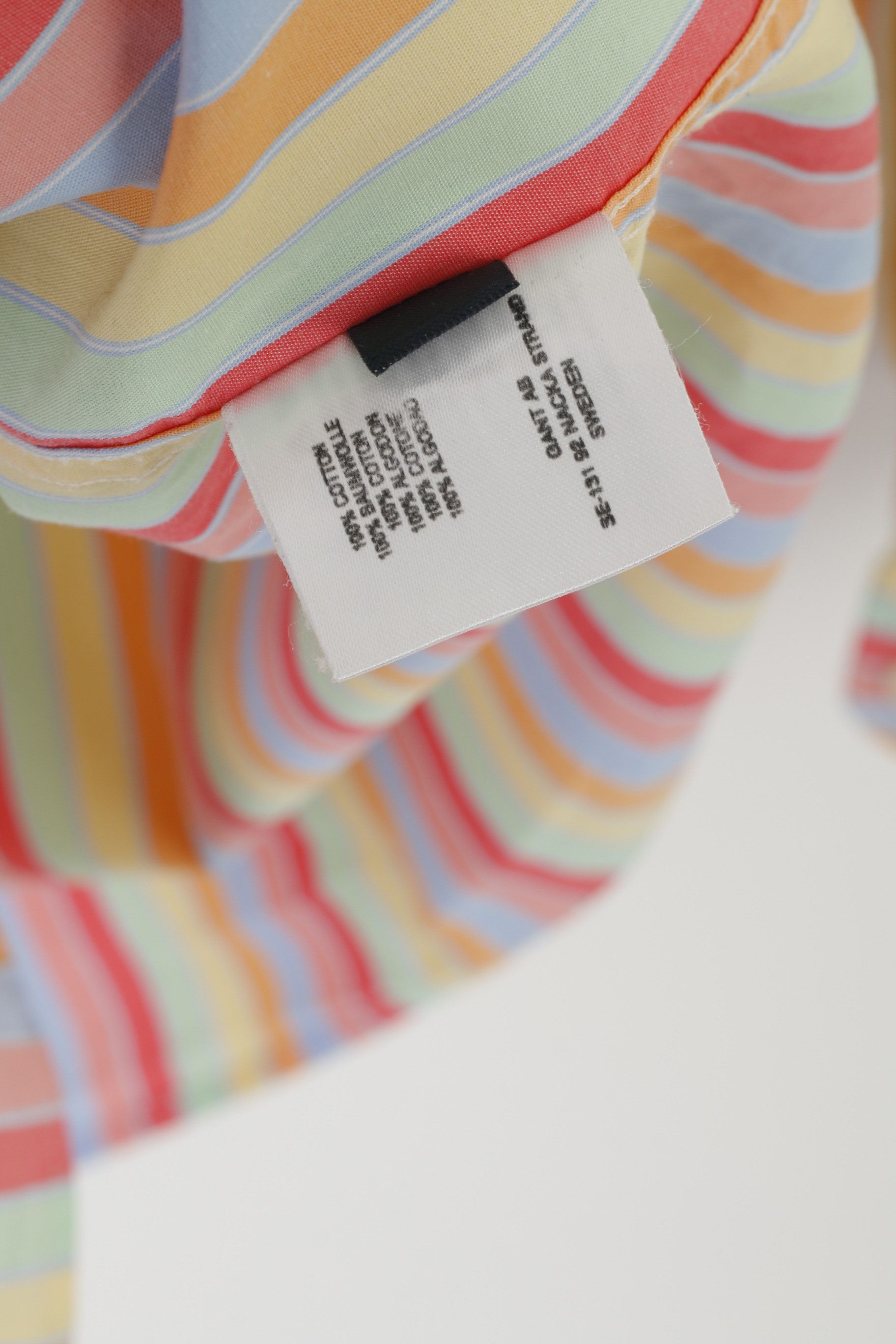 Gant Gant Men L Casual Shirt Pastel Striped Liberty Bell 3710 Size US L / EU 52-54 / 3 - 6 Thumbnail